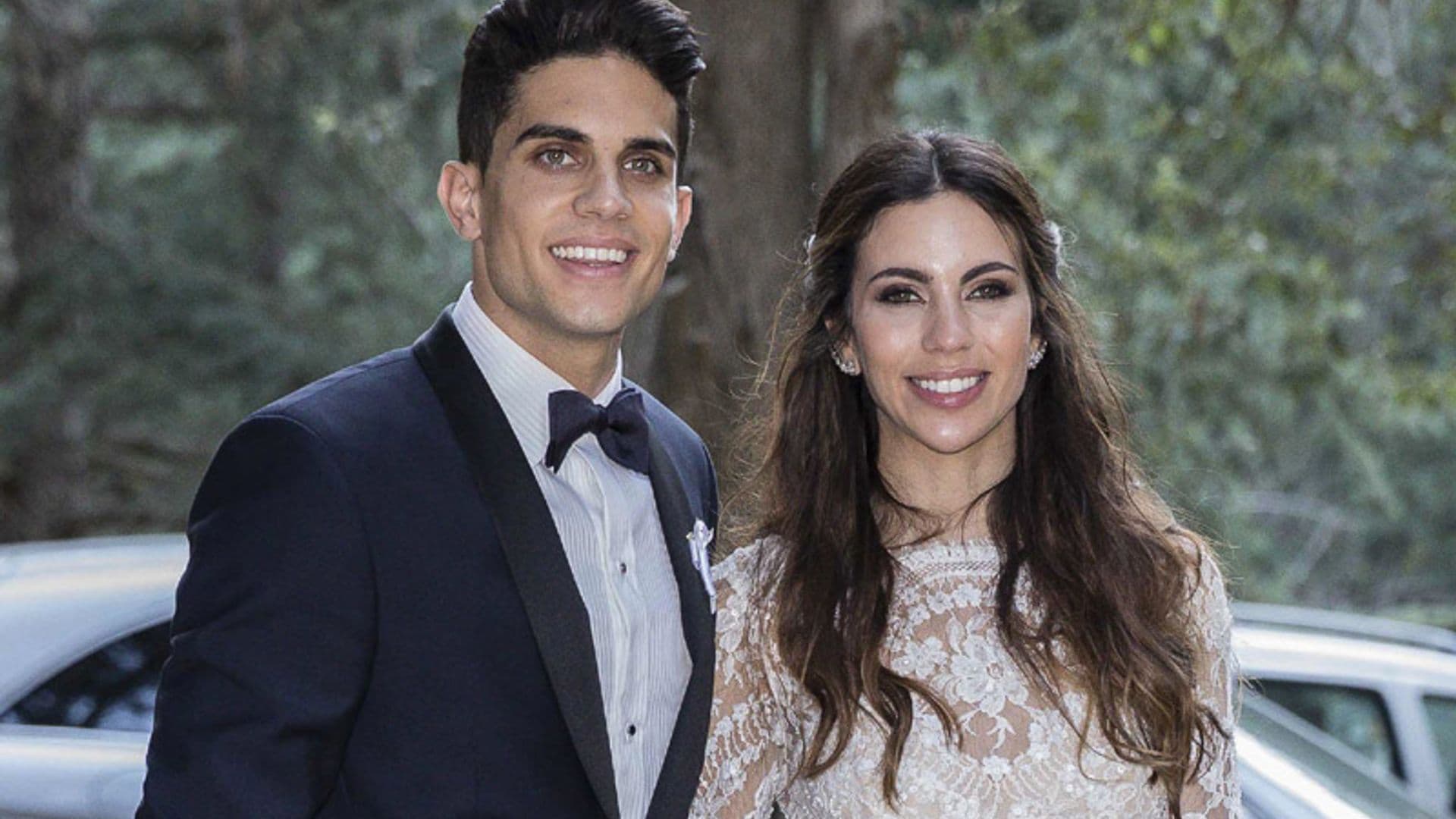 Marc Bartra y Melissa Jiménez ya son marido y mujer