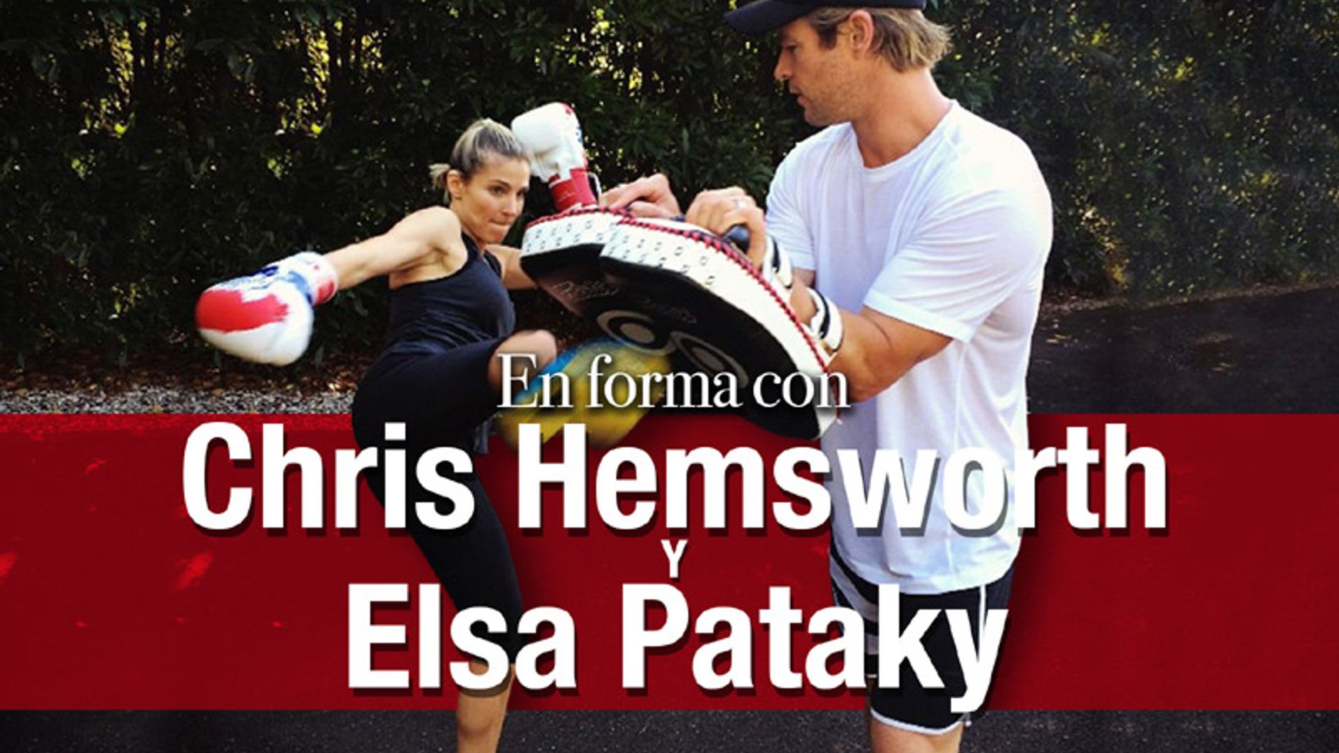 En vídeo: ‘Crossfit’, surf, boxeo, yoga… ¿Hay algo que se les resista a Chris Hemsworth y Elsa Pataky?