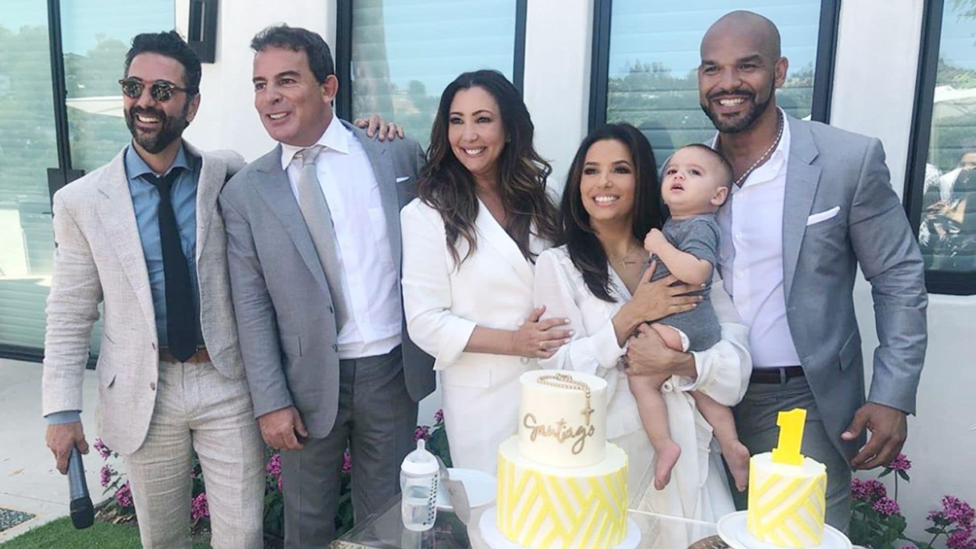 La travesura del hijo de Eva Longoria en su bautizo