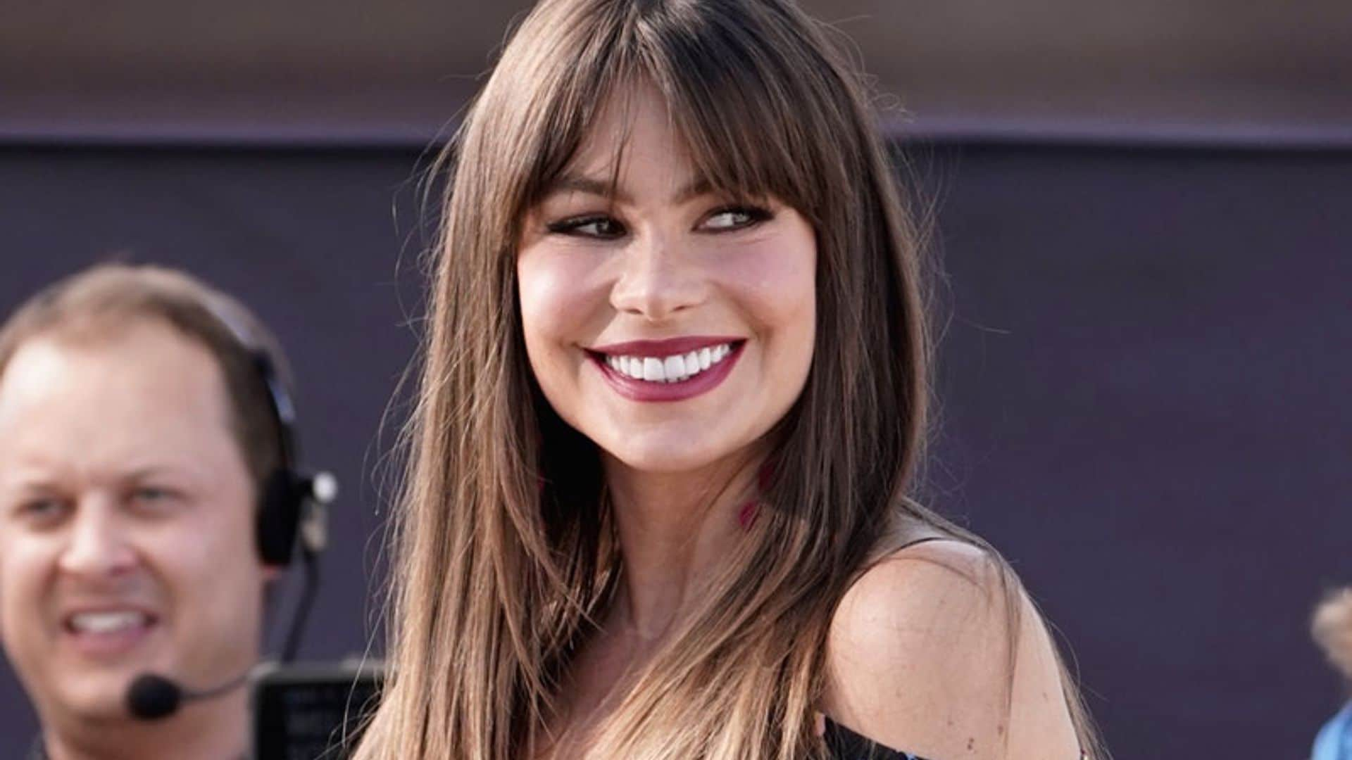 Sofia Vergara y su look más patriótico para 'Modern Family'