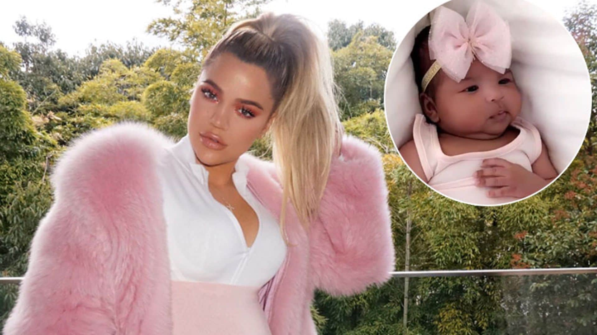 Khloé Kardashian derrite a sus seguidores con nuevas imágenes de su hija True