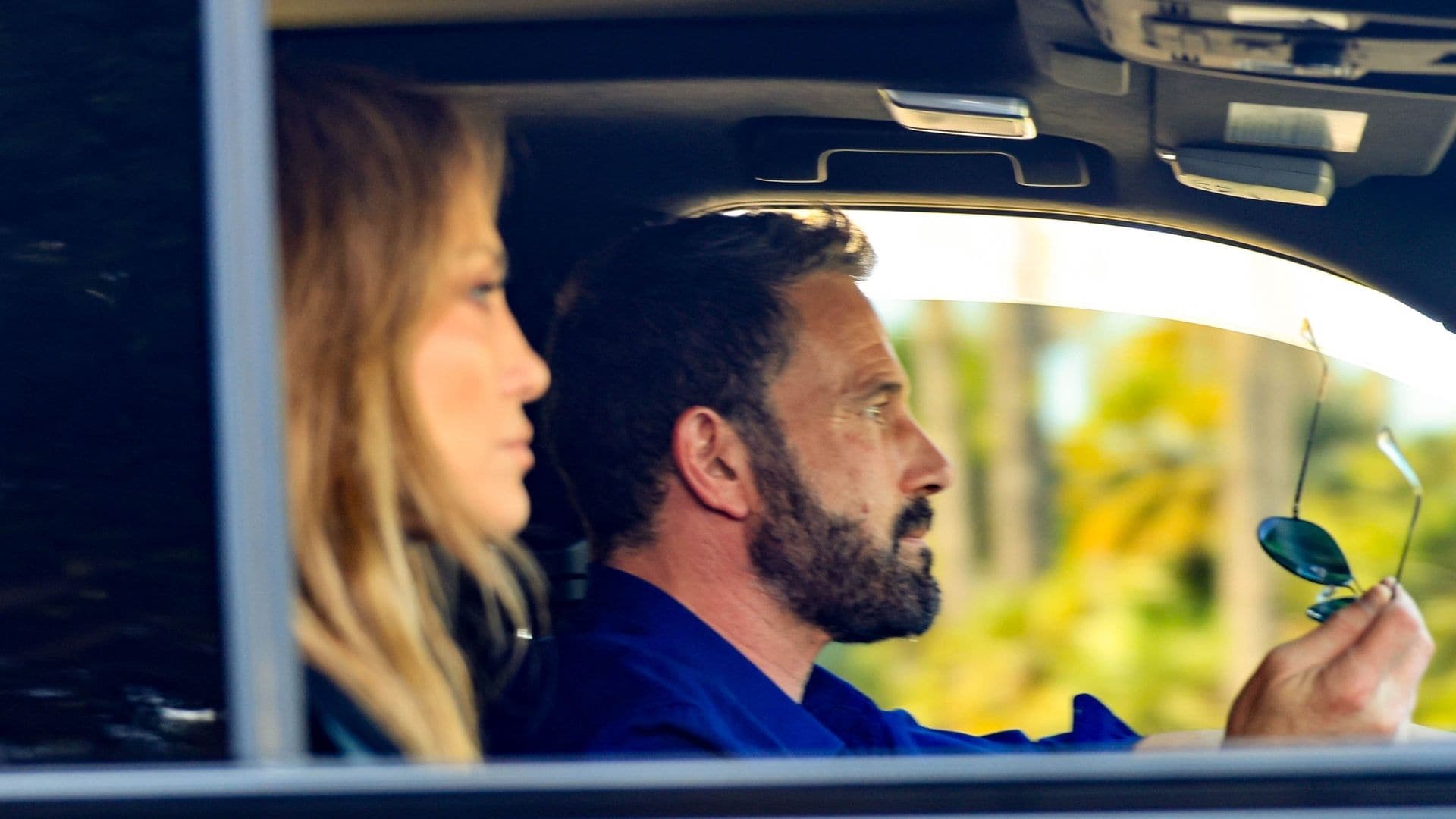 Ben Affleck y Jennifer Lopez en Los Angeles el 14 de septiembre de 2024