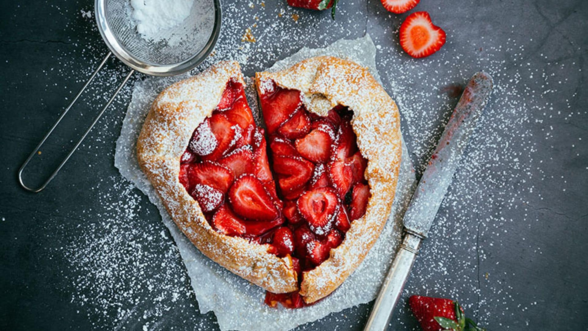 'Galette' de fresas