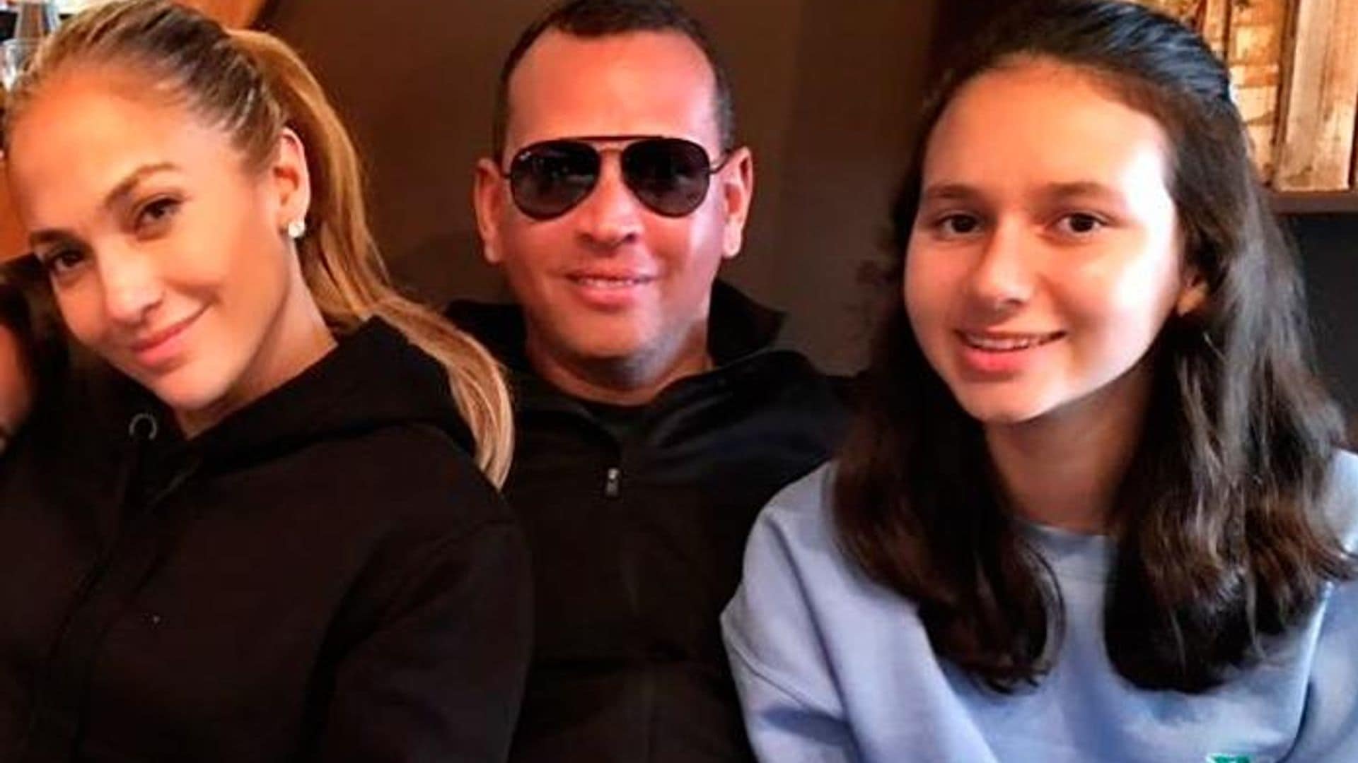 Alex Rodriguez orgulloso de ver a su hija y Jennifer Lopez juntas en el estudio