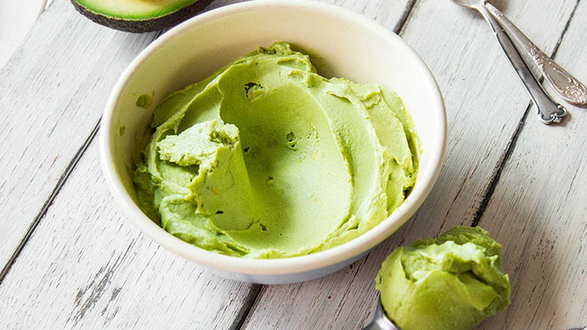 Helado de aguacate