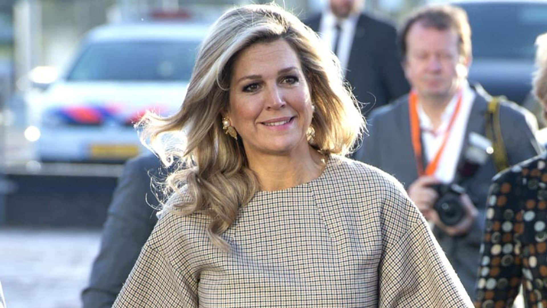 Máxima de Holanda retoma su agenda antes de lo esperado, tras su baja por enfermedad