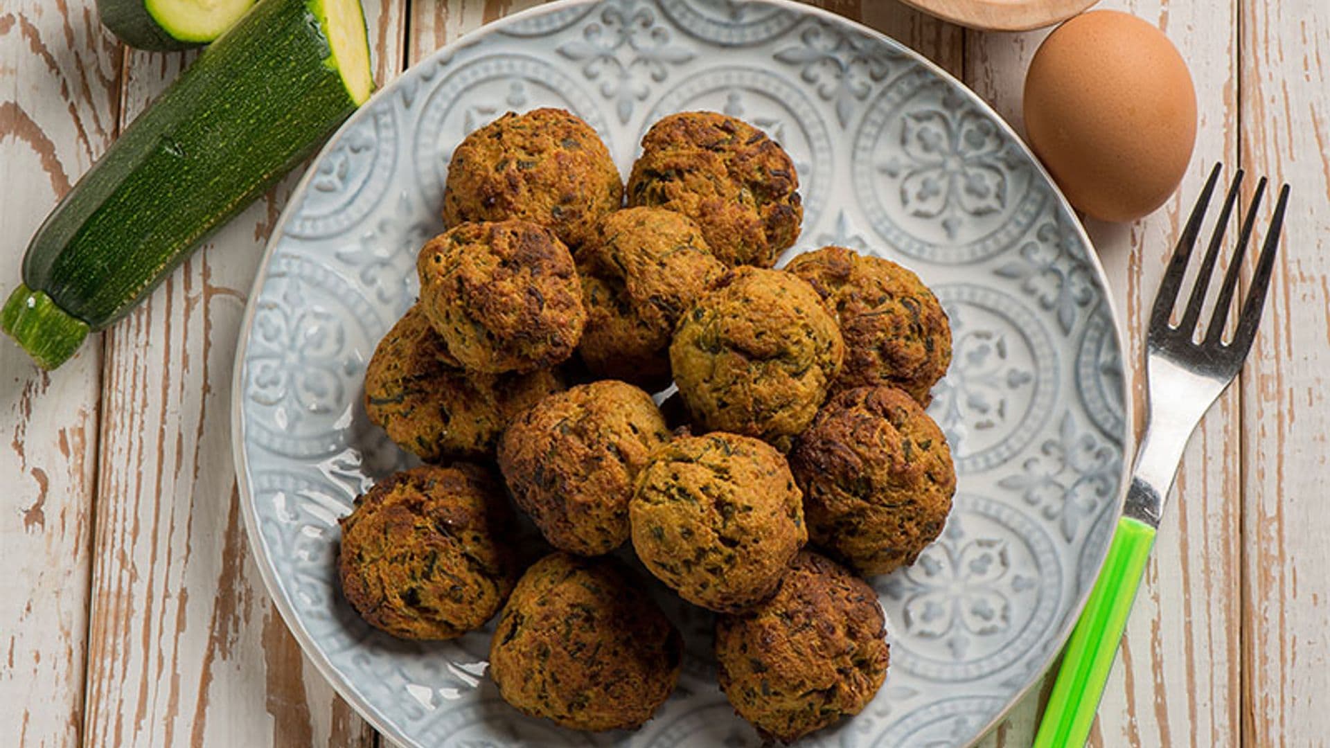 Albóndigas de calabacín  y 'ricotta'