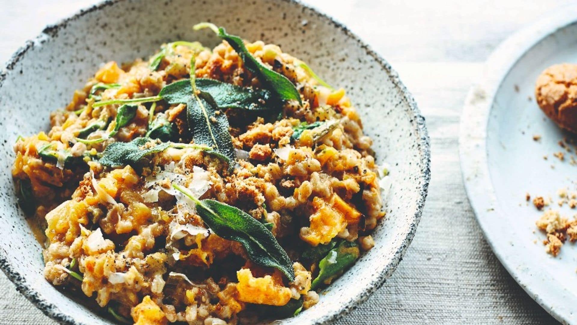 'Risotto' de calabaza y espelta