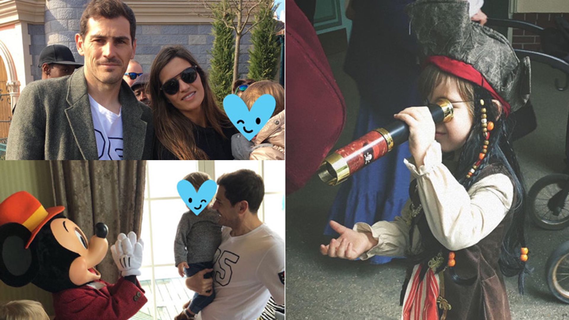 Iker Casillas y Sara Carbonero disfrutan de un viaje mágico con Martín y Lucas