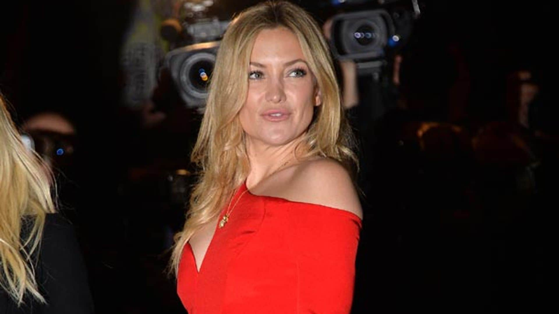 Kate Hudson y su 'rouge affaire' en París