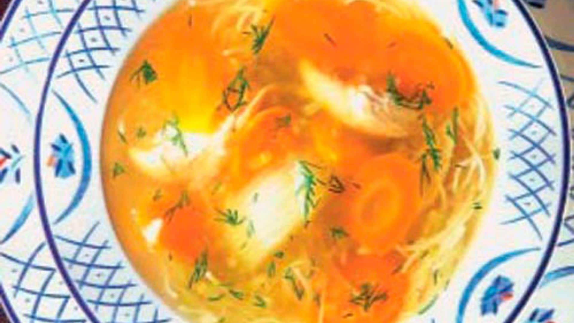 sopa fideos zanahorias 1