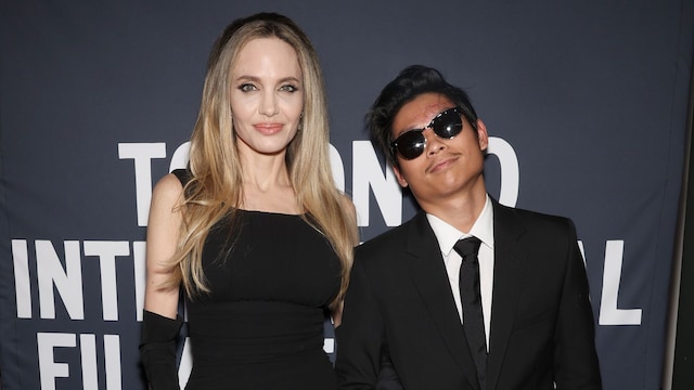 Angelina Jolie y Pax Jolie-Pitt en la premiere de "Without Blood", durante el Toronto International Film Festival 2024 en el TIFF Lightbox el 8 de septiembre de 2024 en Toronto, Ontario.