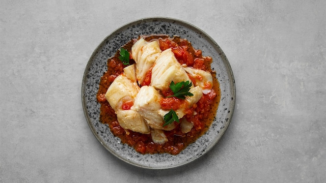 bacalao con tomate