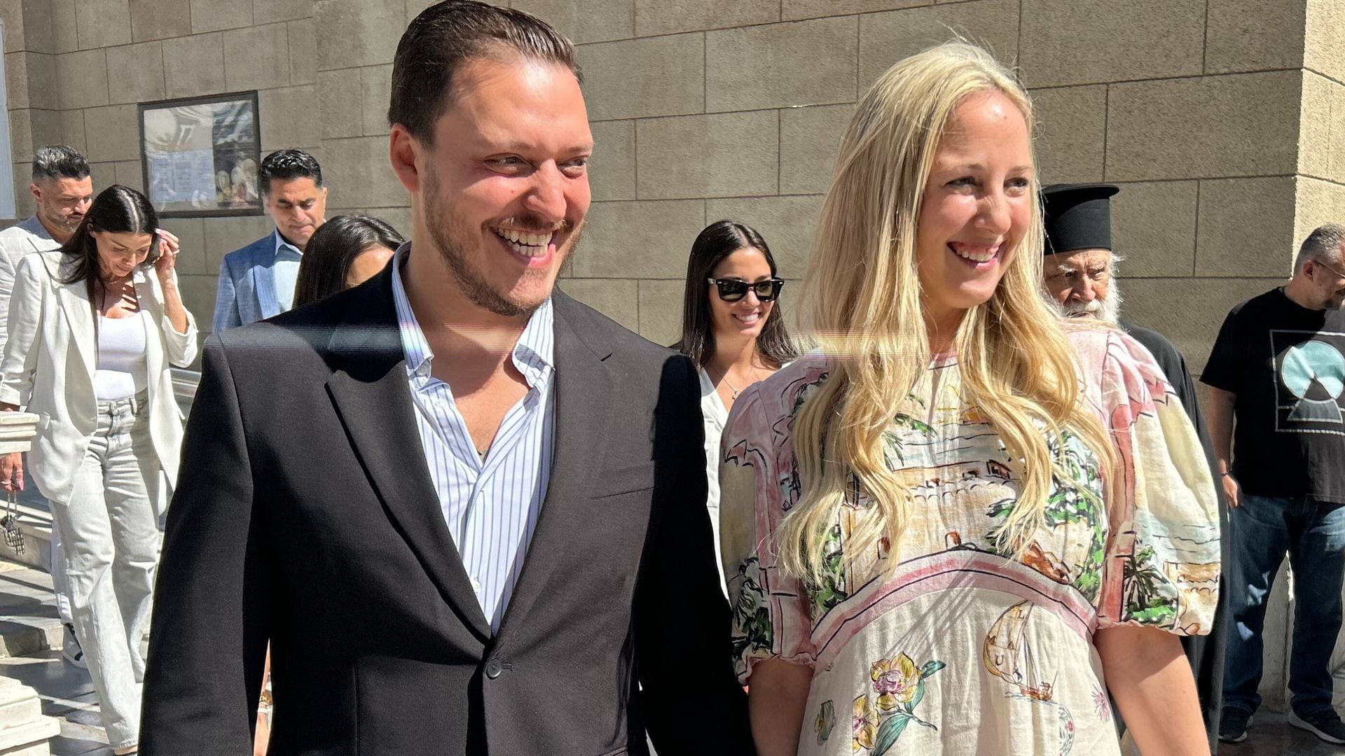 Alexia de Grecia y sus hijas acompañan a la princesa Teodora a visitar la Catedral en la que se casa este sábado