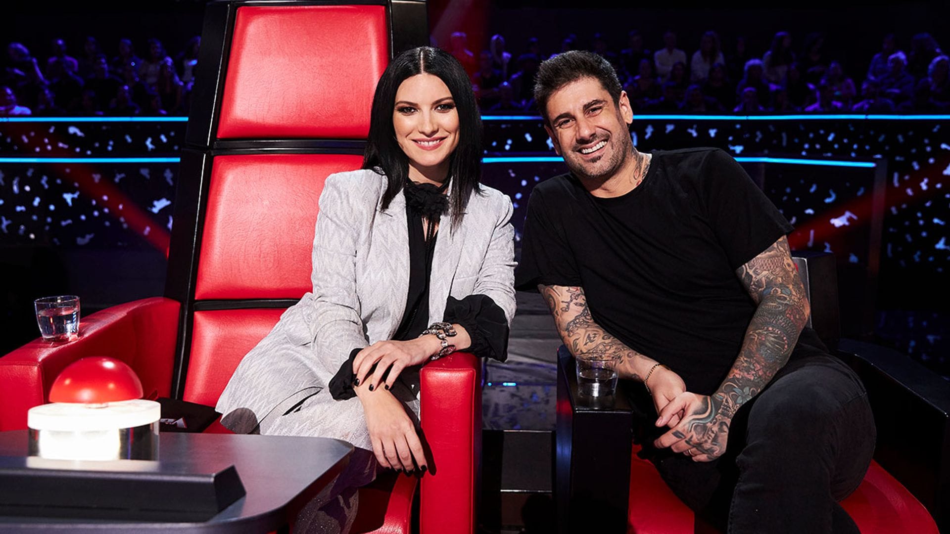 Laura Pausini vivió junto a su gran amigo Melendi una noche cargada de emociones