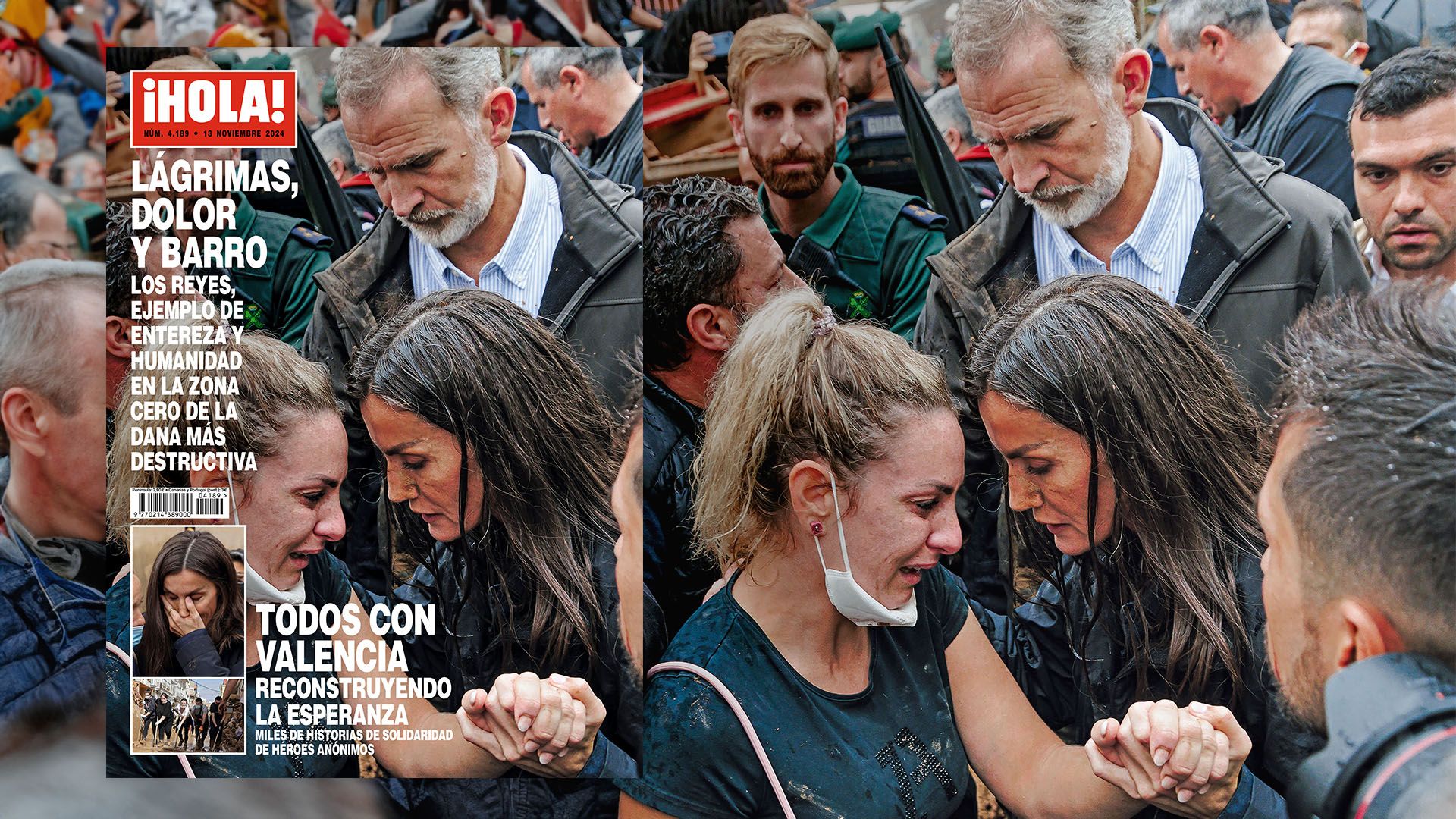 Lágrimas, dolor y barro en uno de los momentos más trágicos de la historia de España