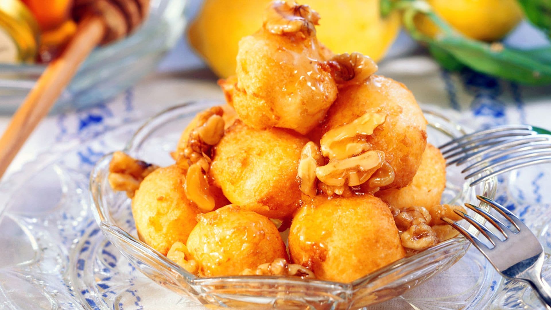 'Loukoumades' (buñuelos griegos)