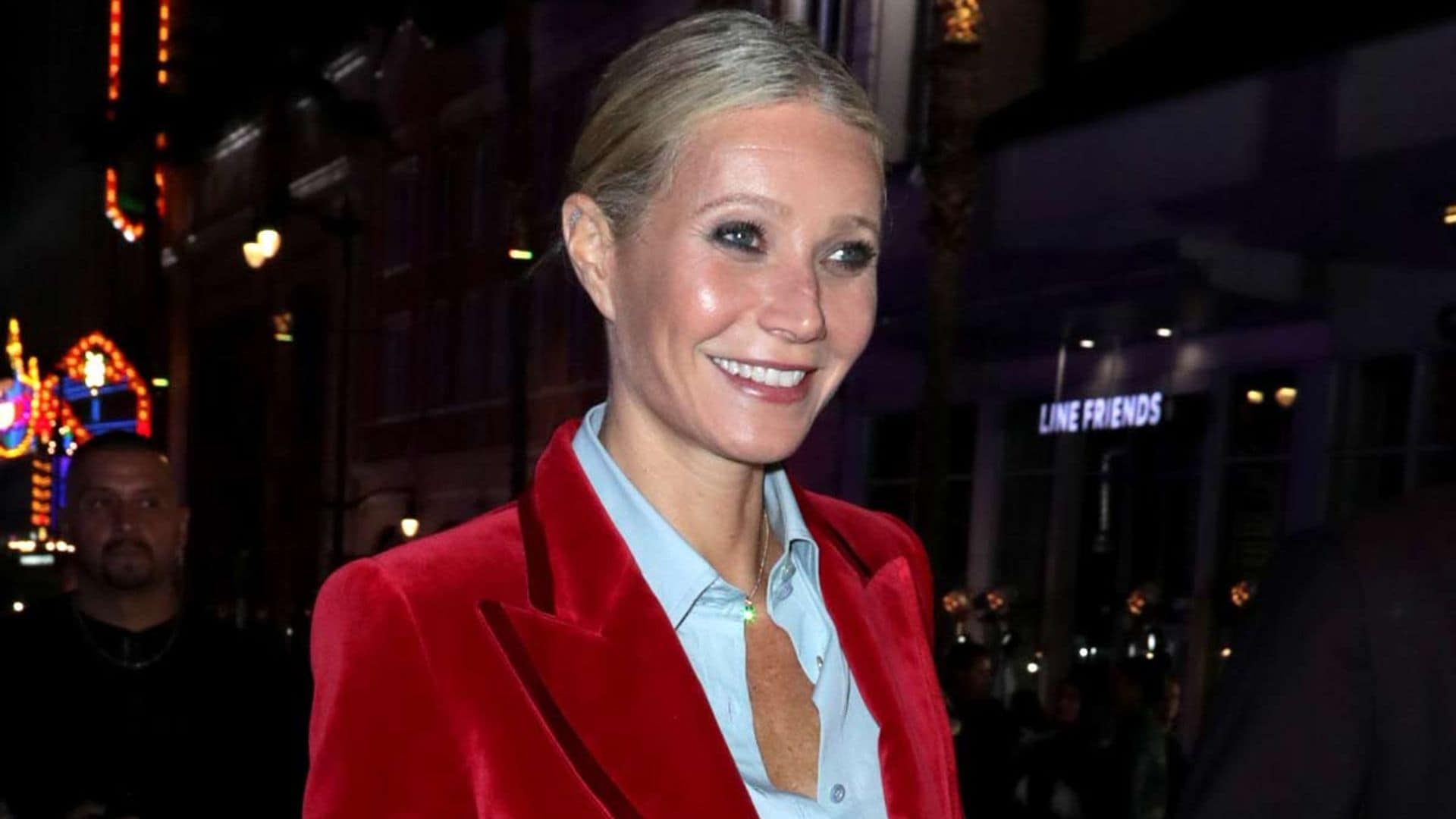 25 años después, Gwyneth Paltrow recupera su traje rojo más inolvidable