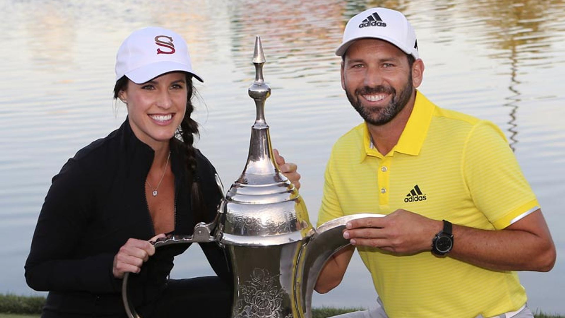 El golfista Sergio García anuncia su boda con la periodista americana Angela Akins