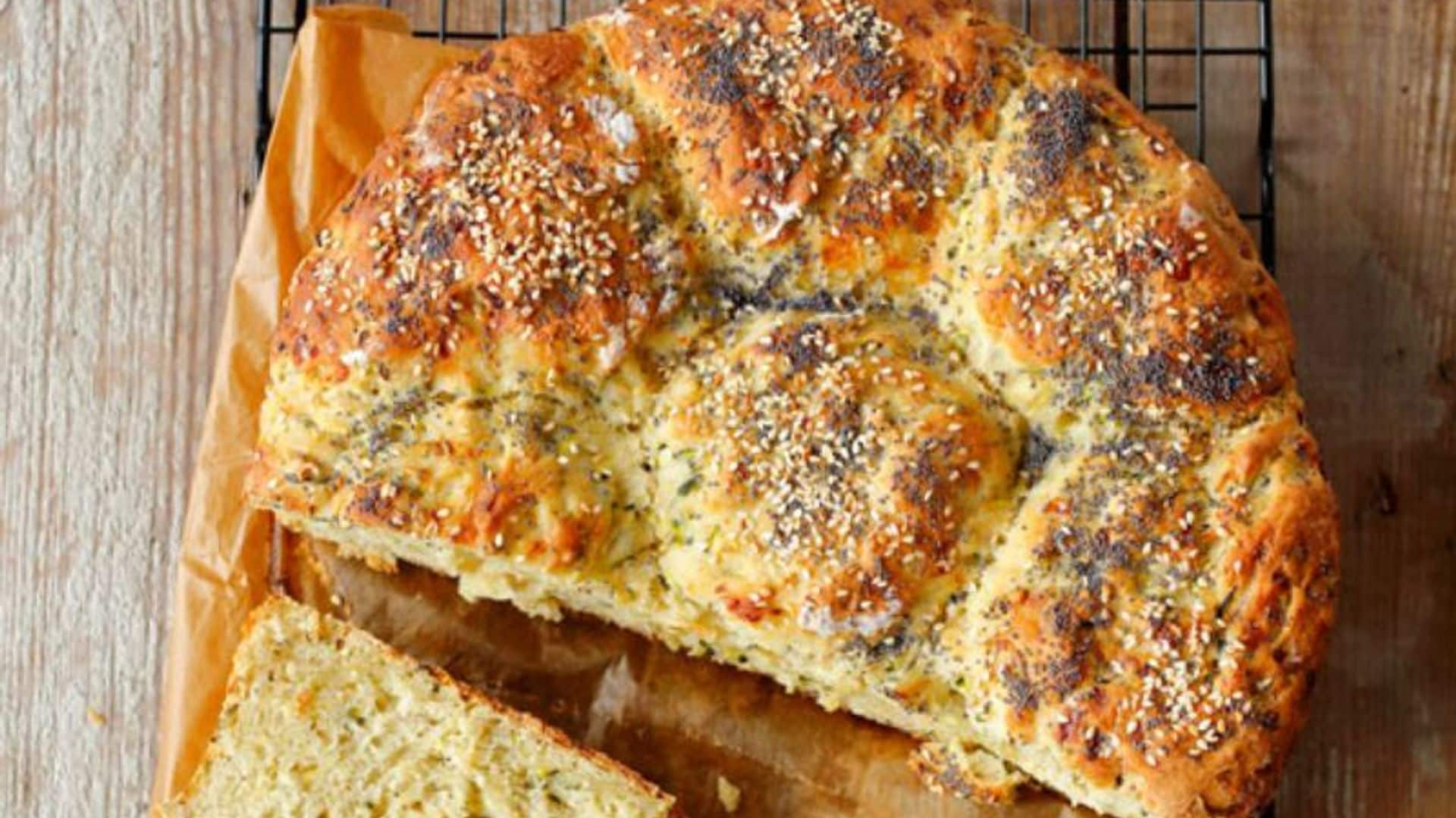 Pastel de calabacín y parmesano