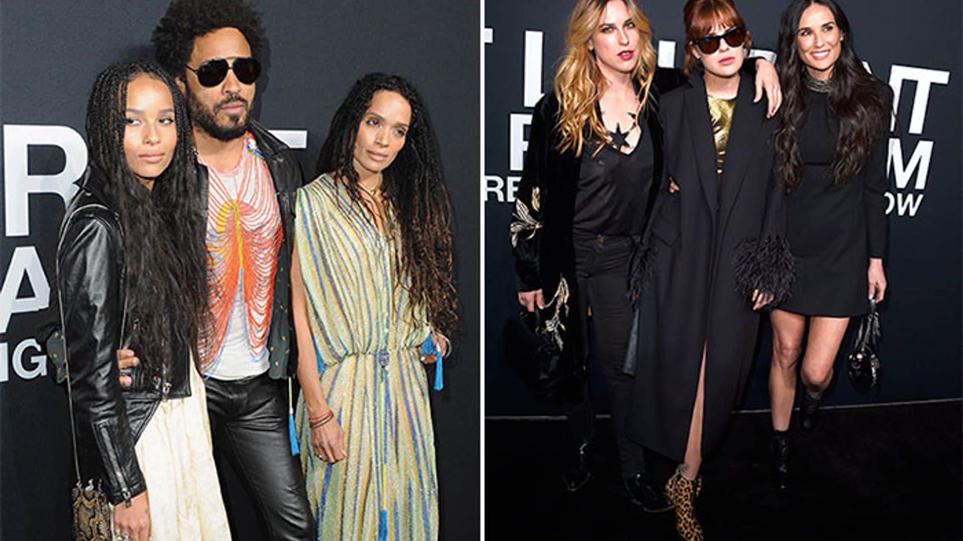 Saint Laurent reúne a las familias más 'glam rock'