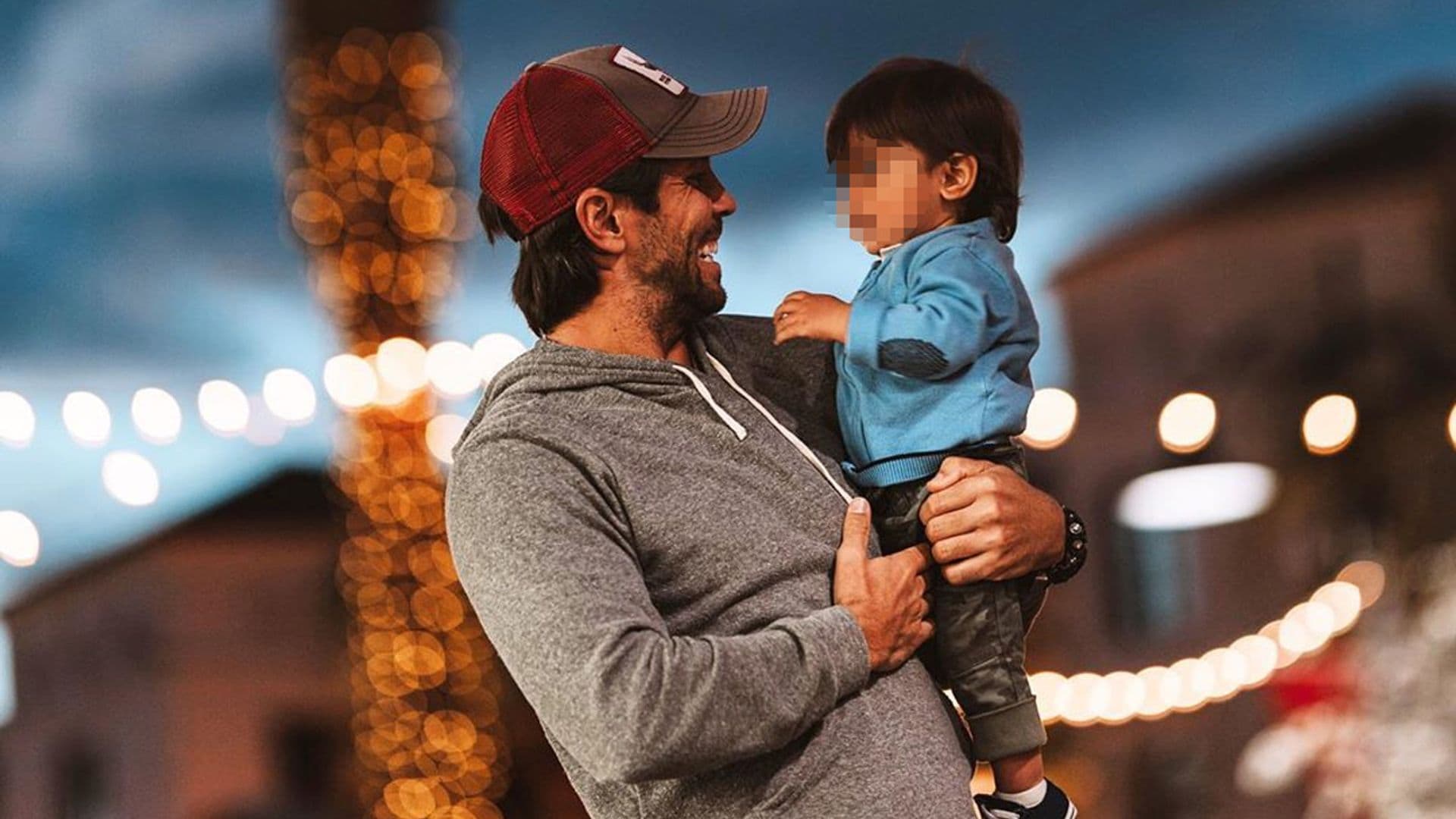 ¡Que tiemble Fernando Verdasco¡ Su hijo Miguel ya quiere jugar al tenis