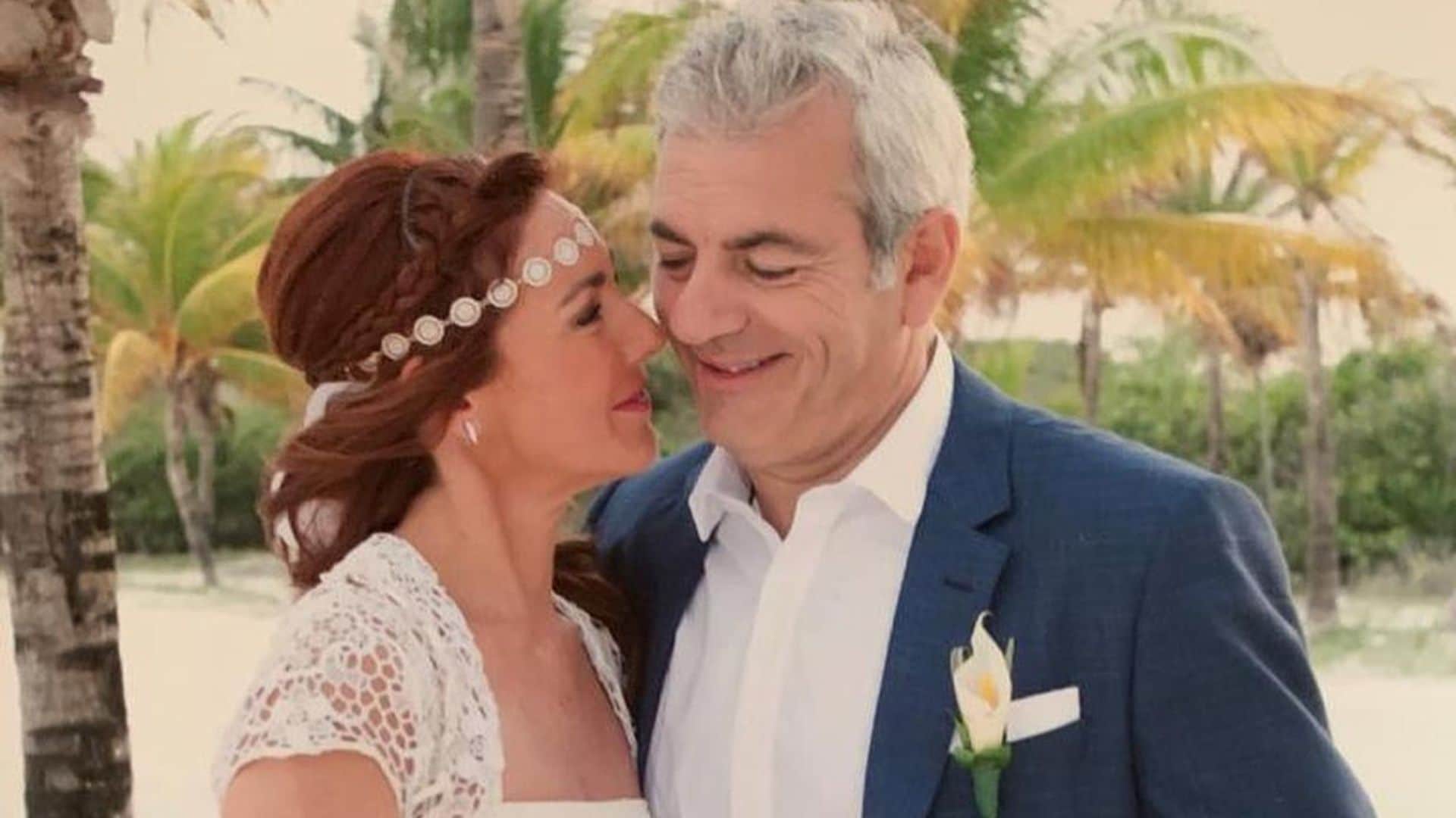 Carlos Sobera recuerda su boda en el paraíso con Patricia