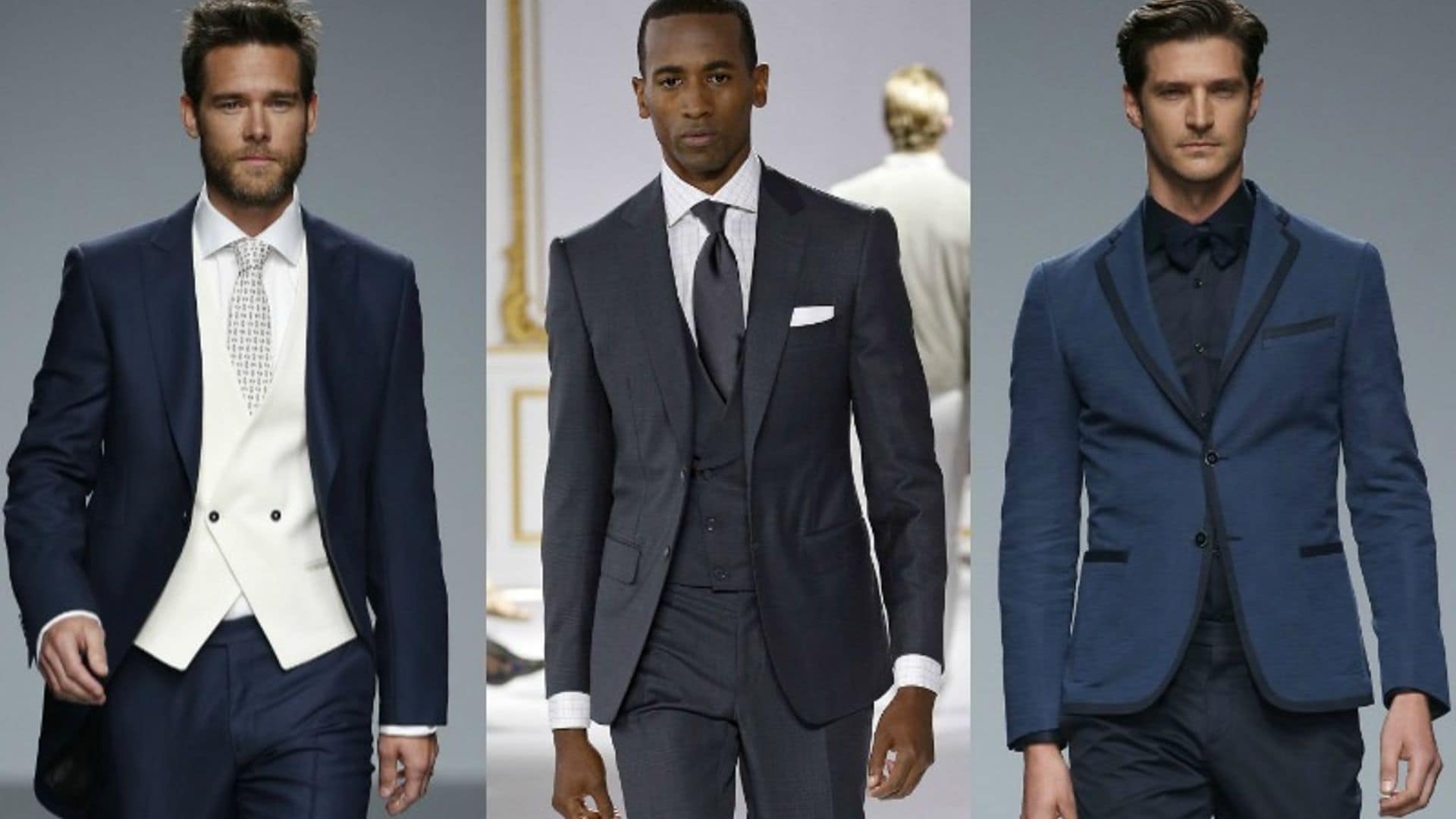 Tres 'looks' para tres tipos de novio