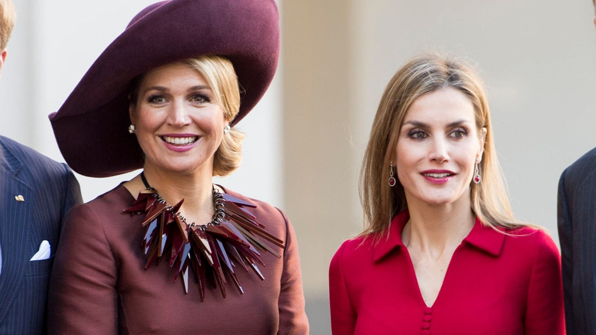 Las hijas de la reina Máxima y la reina Letizia estudiarán en la misma escuela