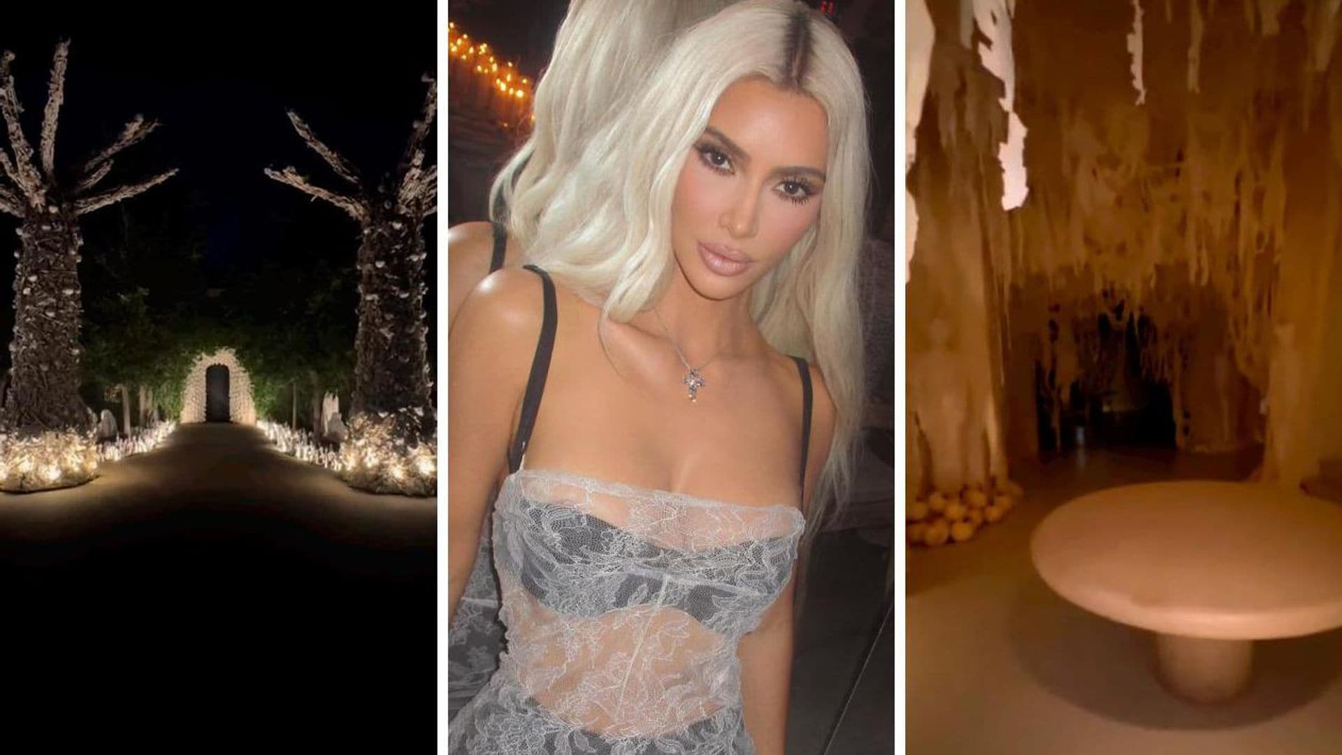 Kim Kardashian presume la aterradora y muy lujosa decoración de su casa para Halloween