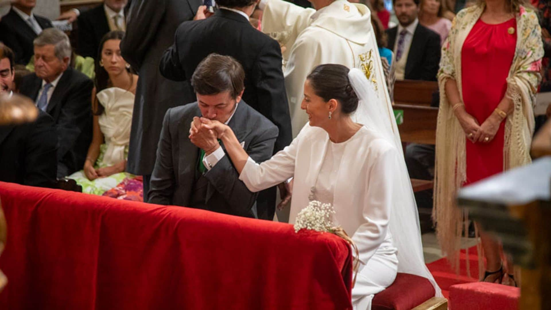 La boda de Lolo De Juan López-Lago y Marta Arias Morales que ha reunido a la élite empresarial y cinegética en Badajoz