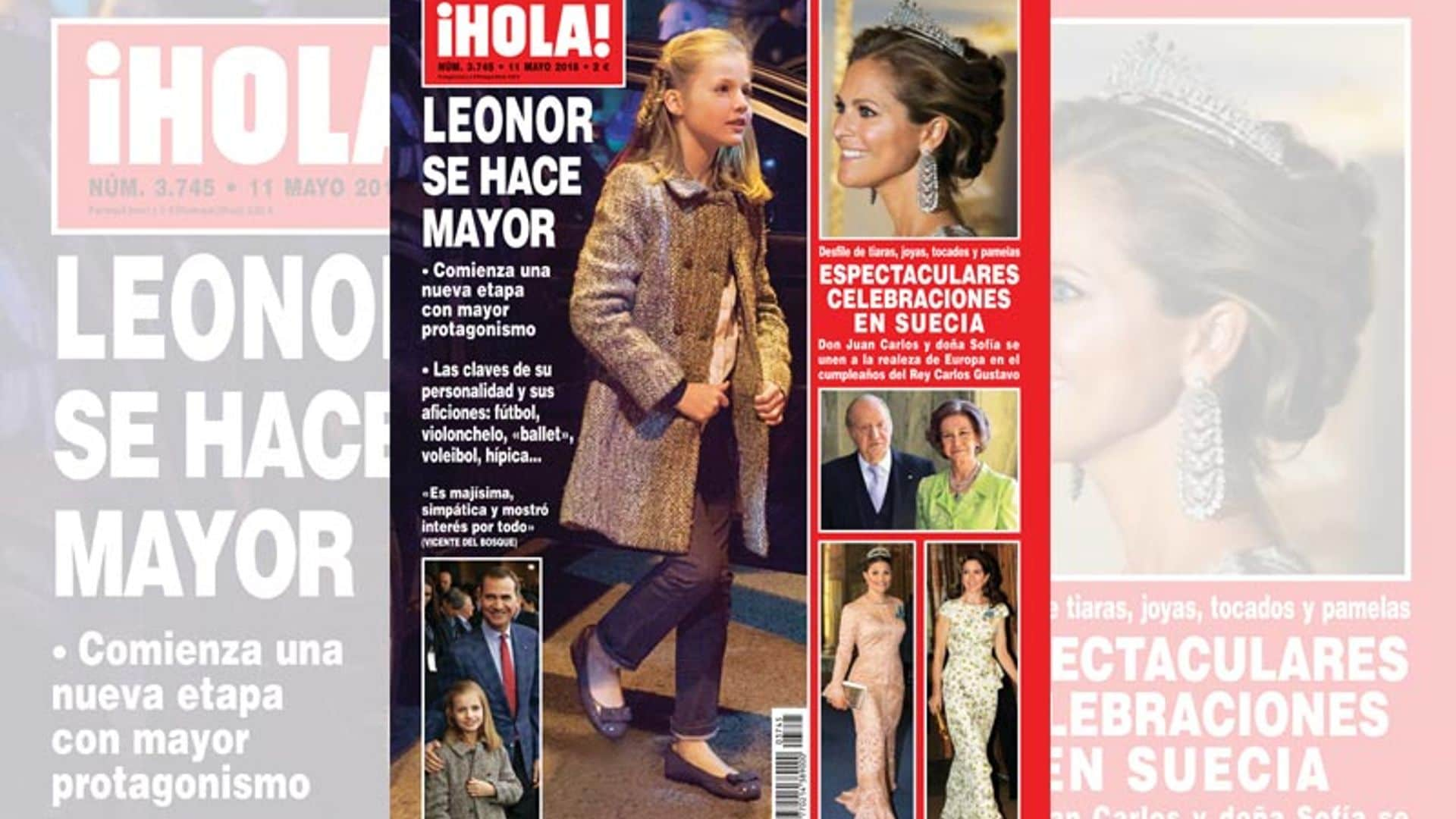 En ¡HOLA!, la princesa Leonor se hace mayor