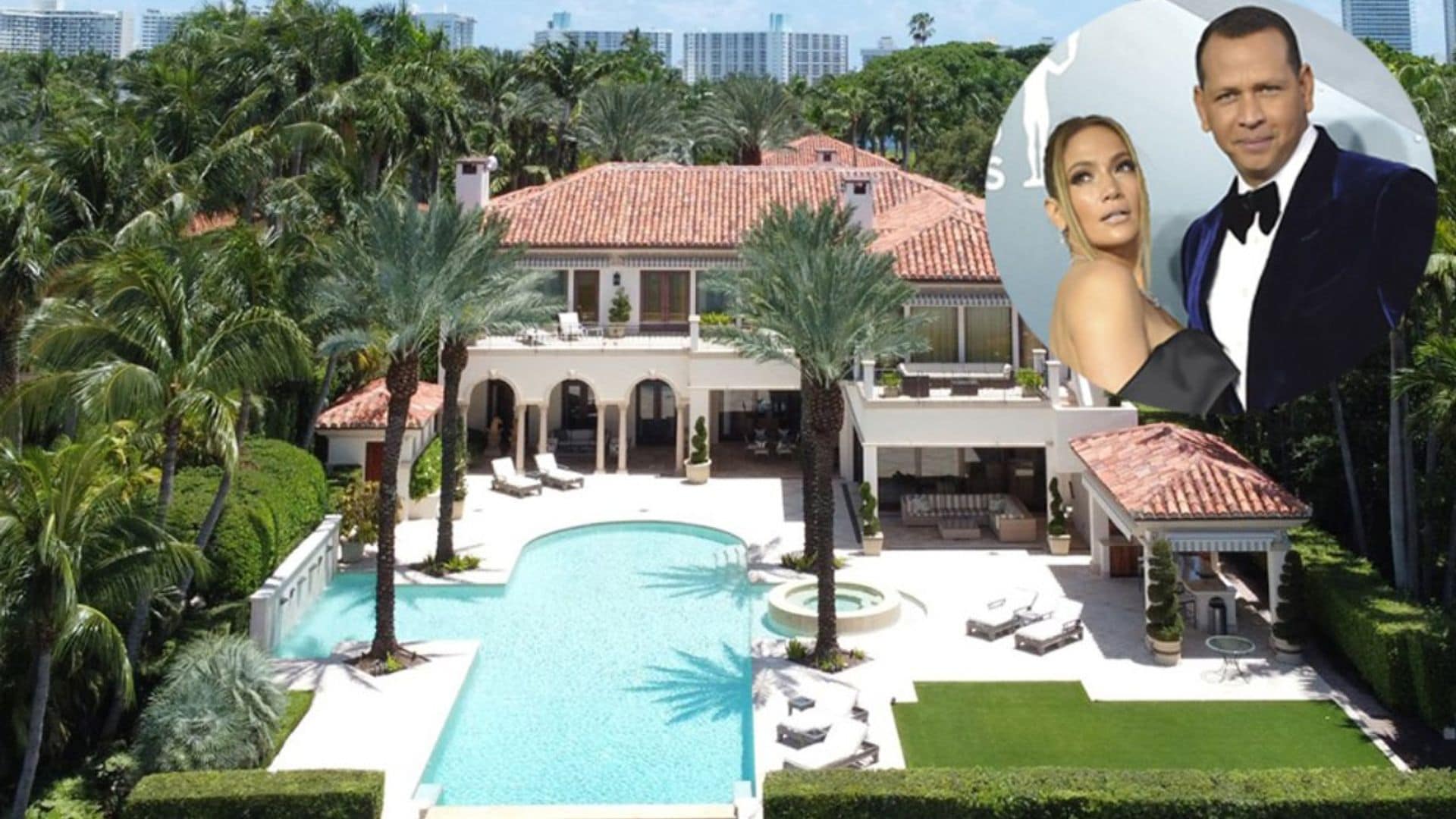 Así es la casa de 40 millones de dólares que se han comprado Jennifer Lopez y Alex Rodríguez en Miami