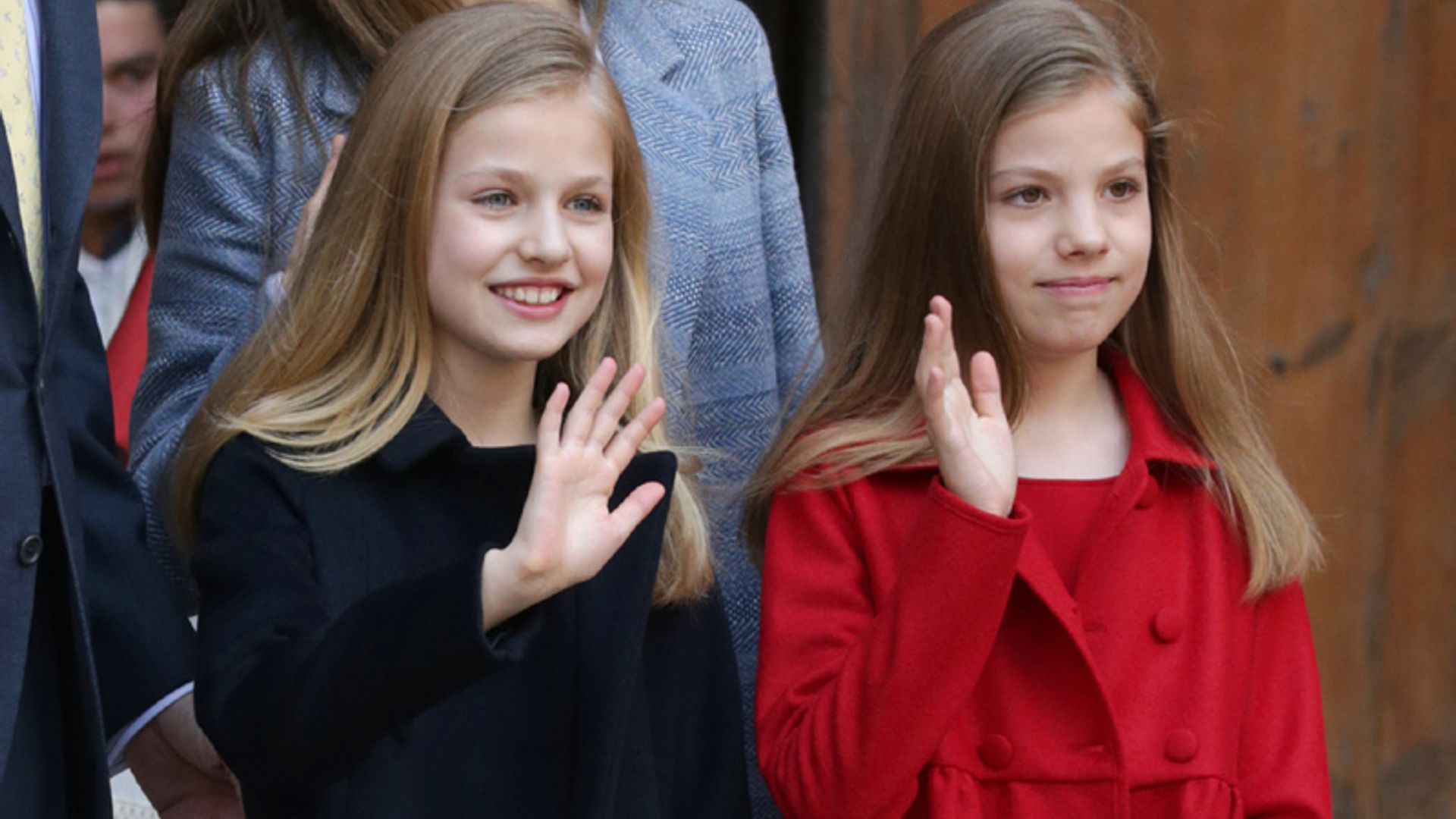 La infanta Sofía alcanza ya en altura a su hermana, la princesa Leonor