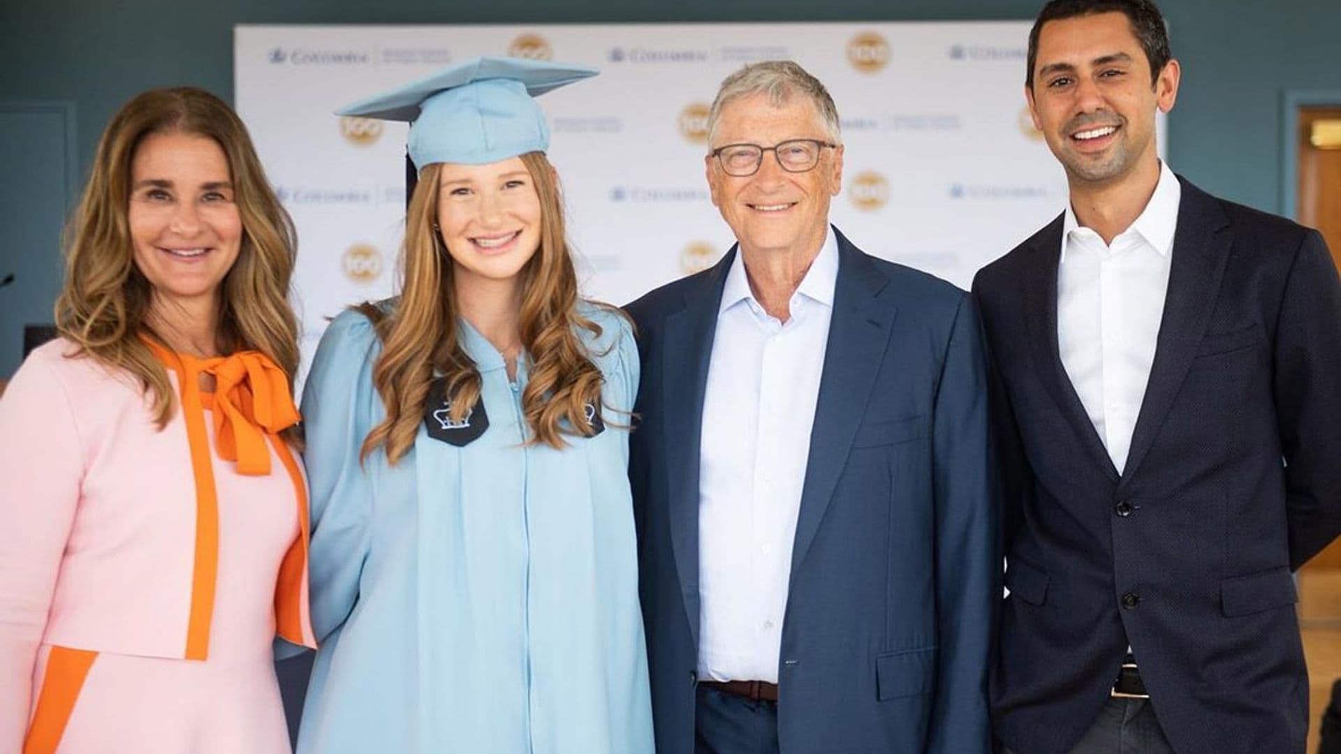 Bill y Melinda Gates se reúnen para la graduación de su hija mayor, de la que tuvieron que irse antes de tiempo