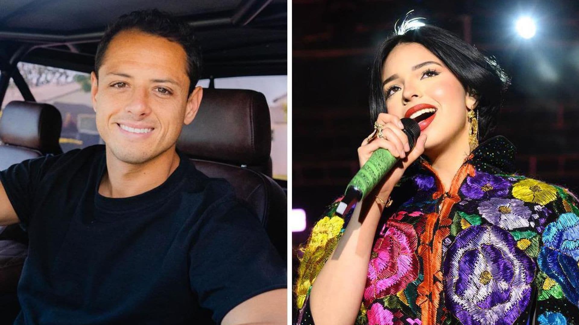 Javier ‘Chicharito’ Hernández quiere cantar con Ángela Aguilar