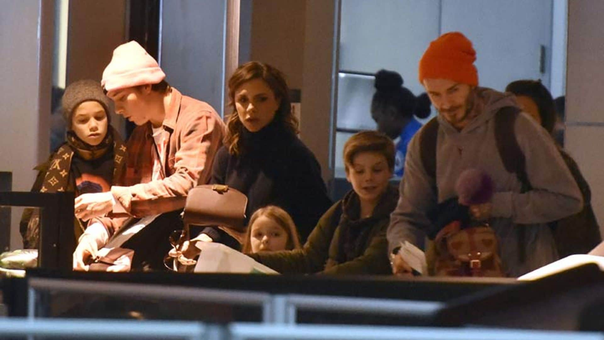 Los Beckham, juntos de nuevo: Brooklyn vuelve a casa por Navidad