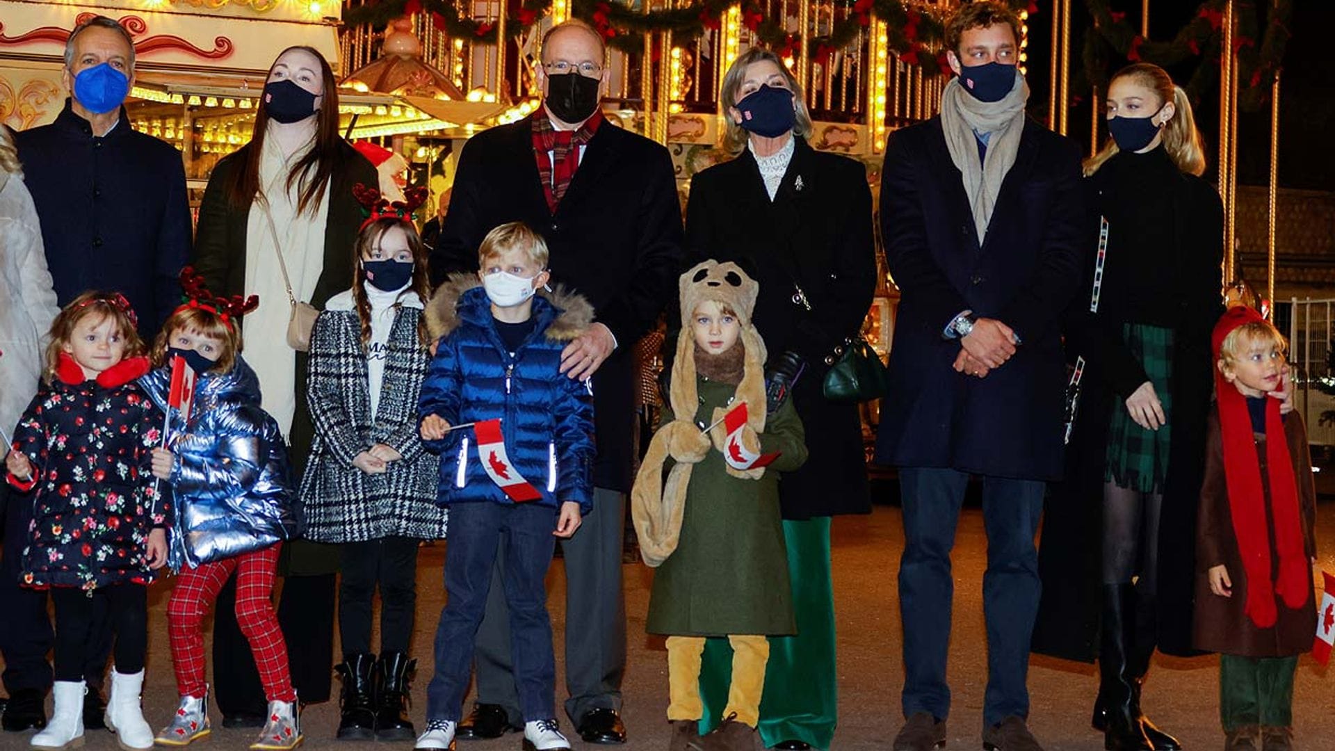 ¡Ya es Navidad en Mónaco! Los pequeños de Palacio, protagonistas de la inauguración de las fiestas