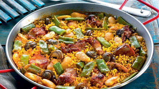 paella caracoles