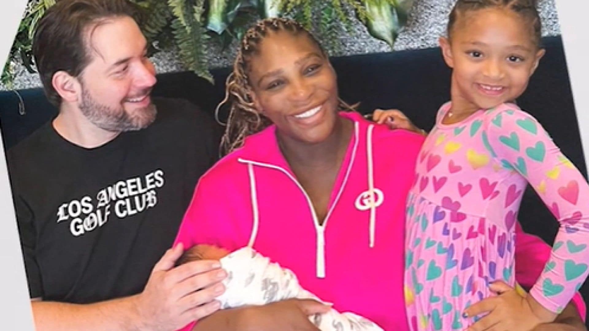 Serena Williams da la bienvenida a su segunda niña  ¡y así de cariñosa se muestra su hija mayor!