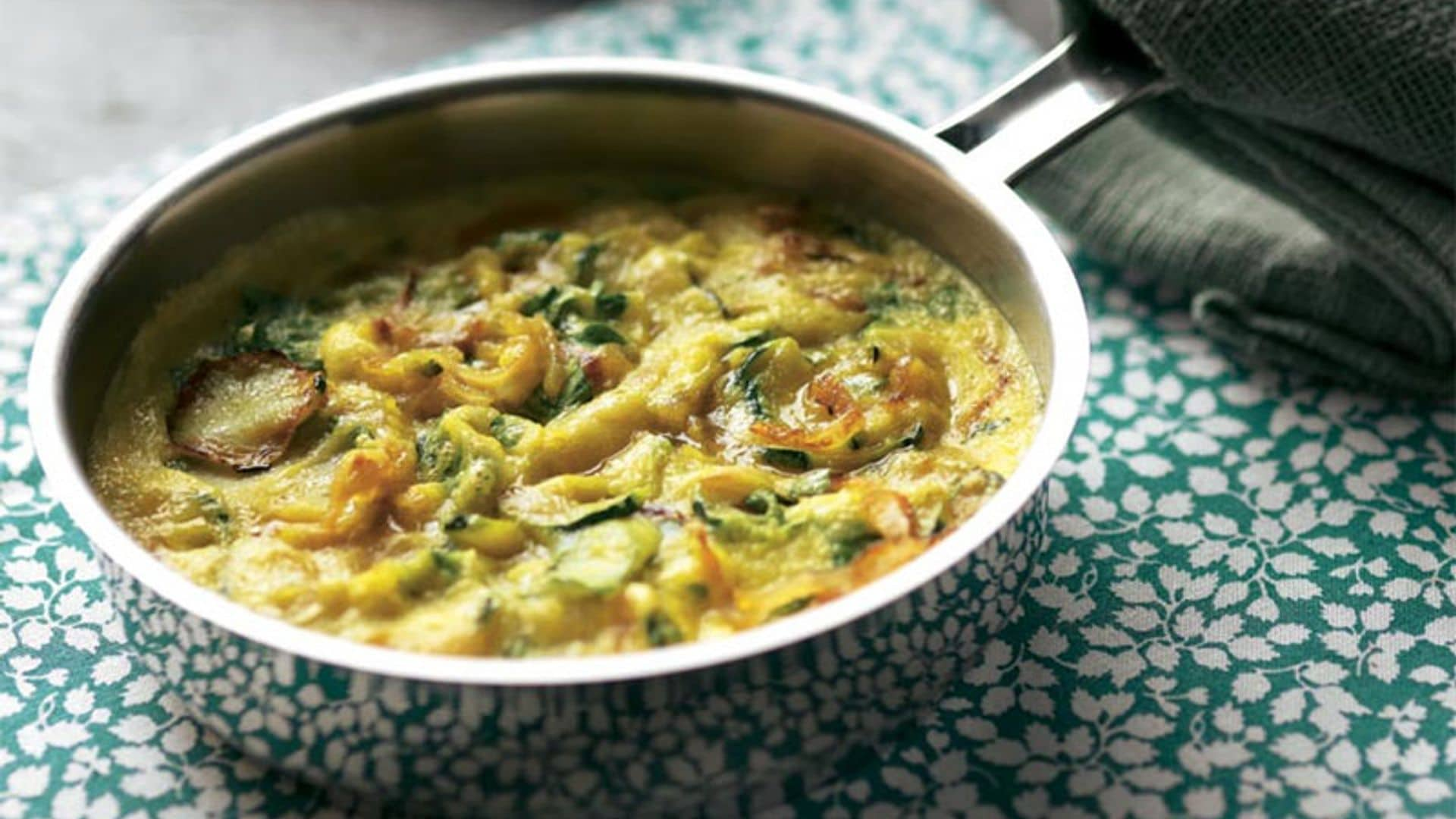 'Frittata' de calabacín y huevo