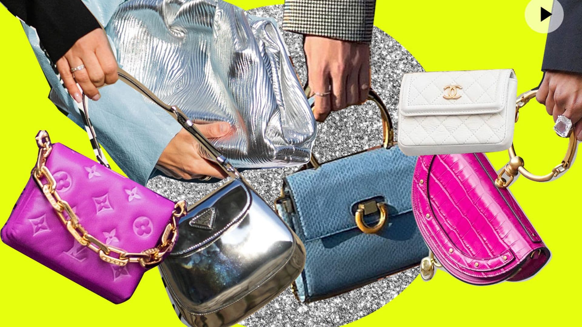 Metalizados, con lentejuelas... 10 bolsos de tendencia para ser la mejor vestida de la fiesta