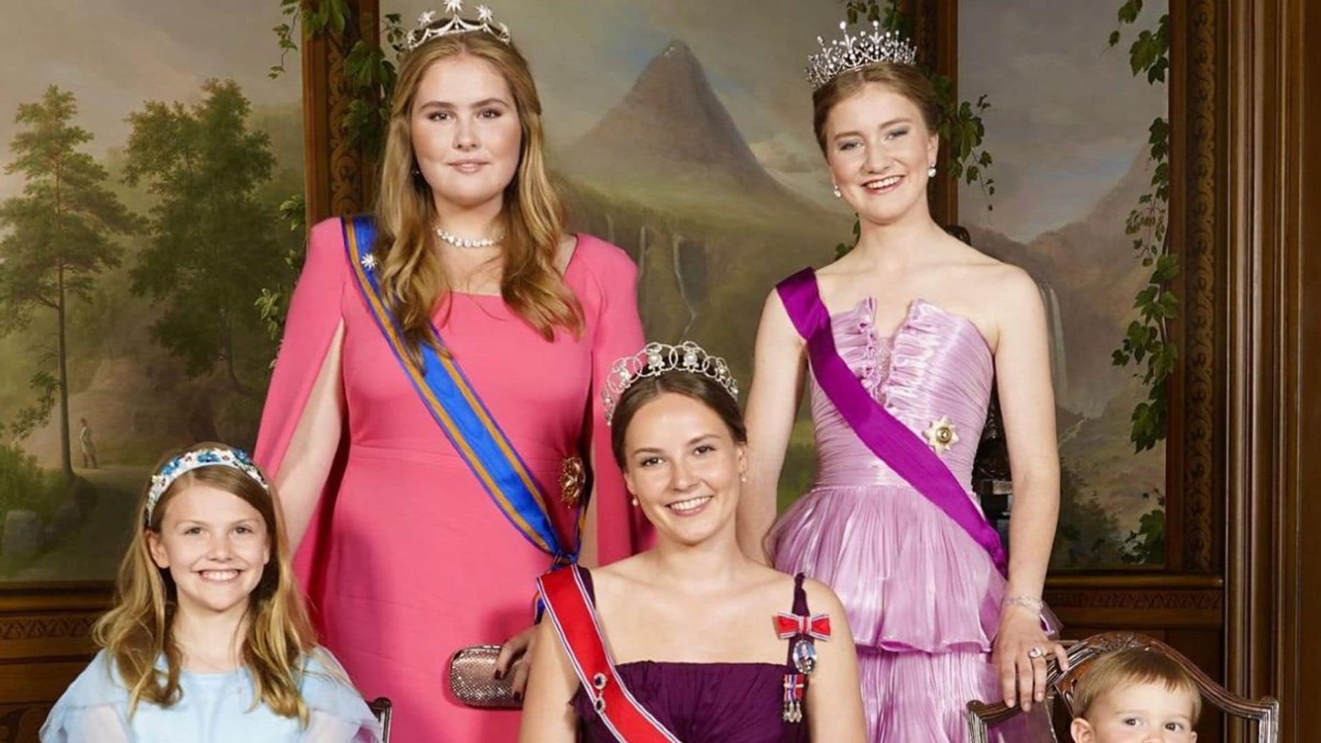 Recordamos los looks de la noche de gala de Ingrid de Noruega y las princesas europeas