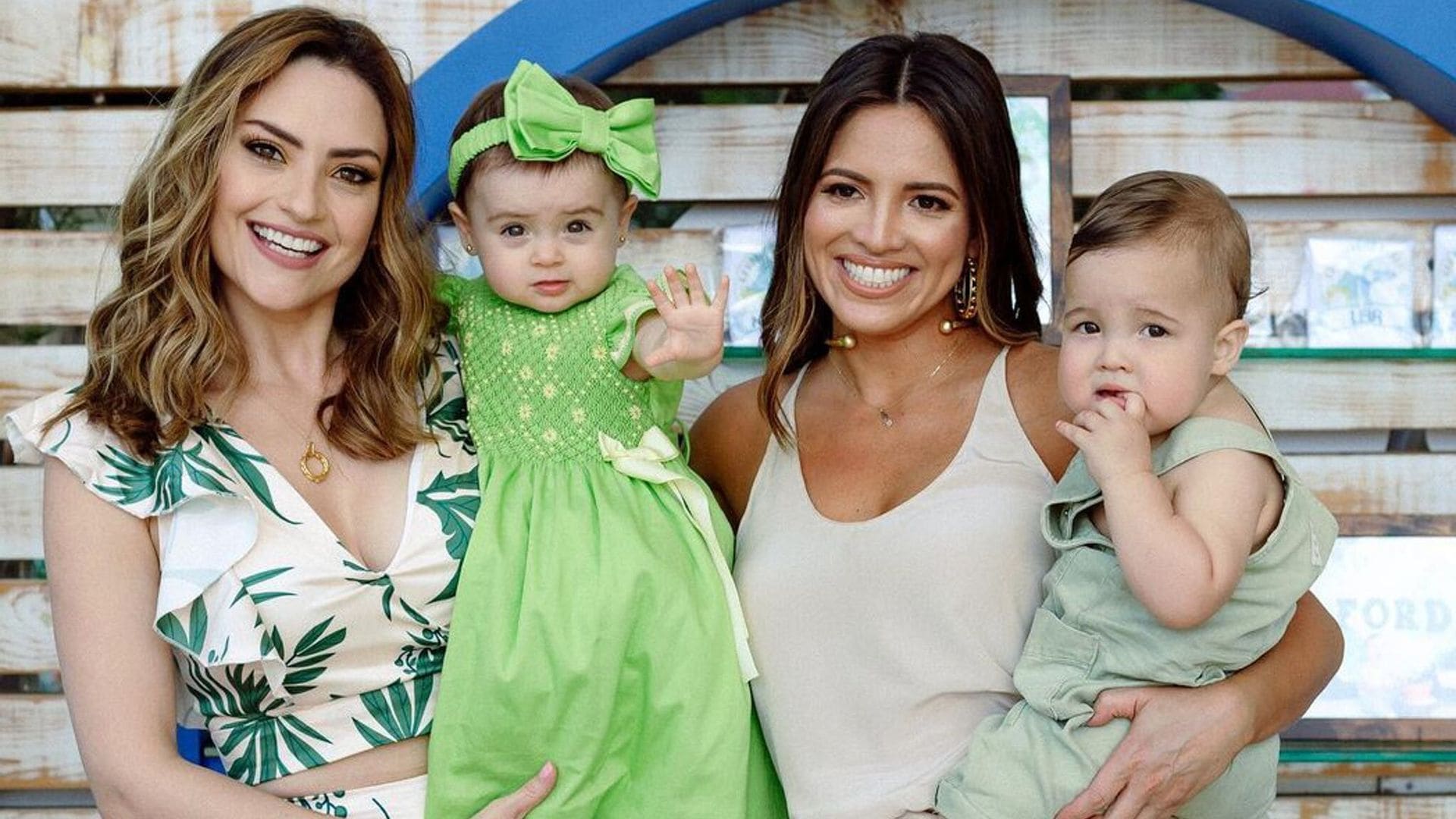 La tierna felicitación de cumpleaños del bebé de Pamela Silva a la hija de Michelle Galván