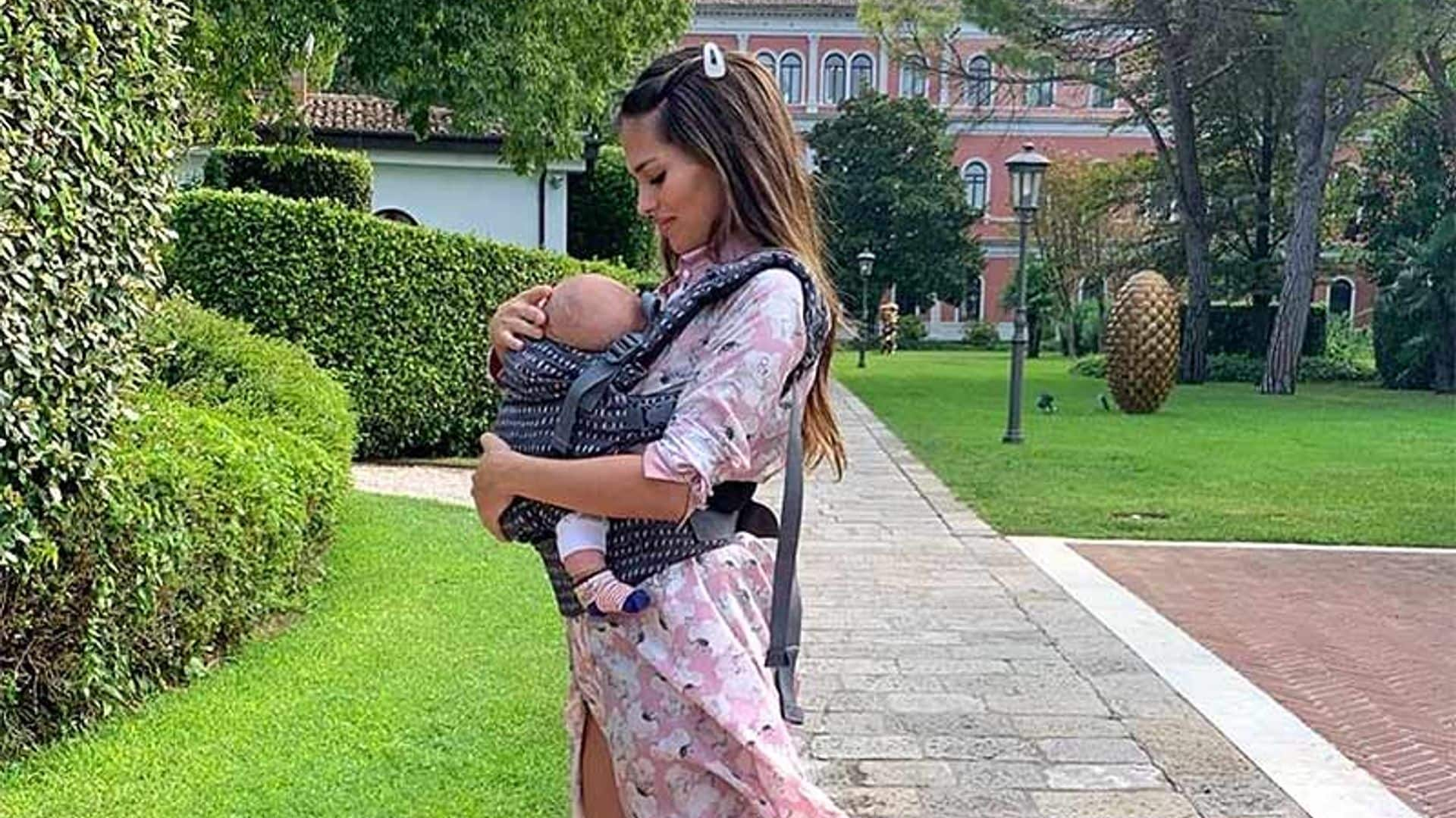 El divertido mensaje de Sara Sálamo cuando el pequeño Theo cumple tres meses