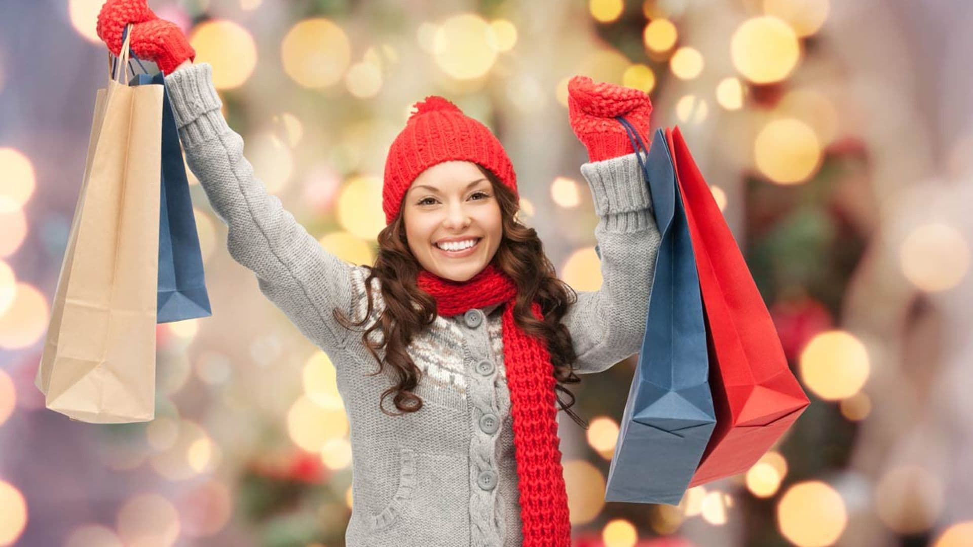 mujer compras navidad