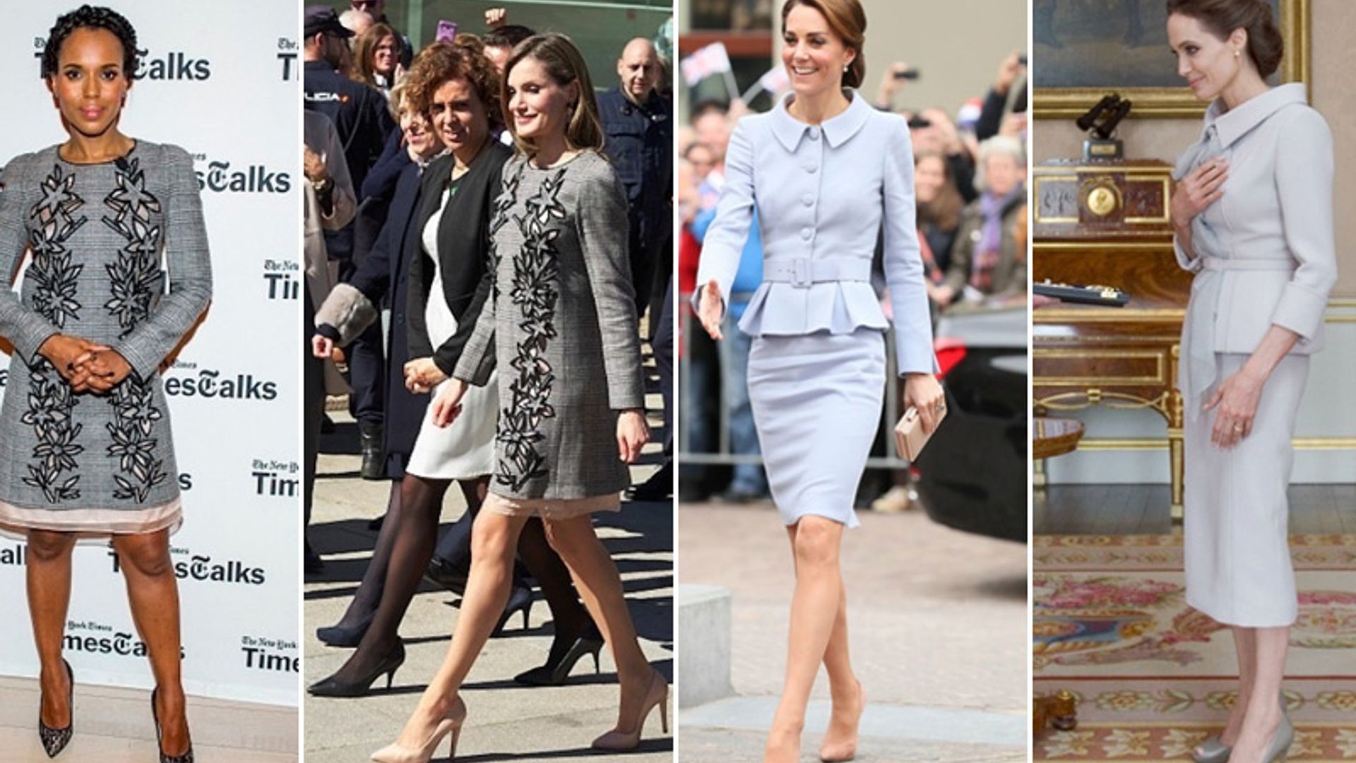 'Royals' y actrices comparten estilo: los mismos vestidos en su versión real y hollywoodiense