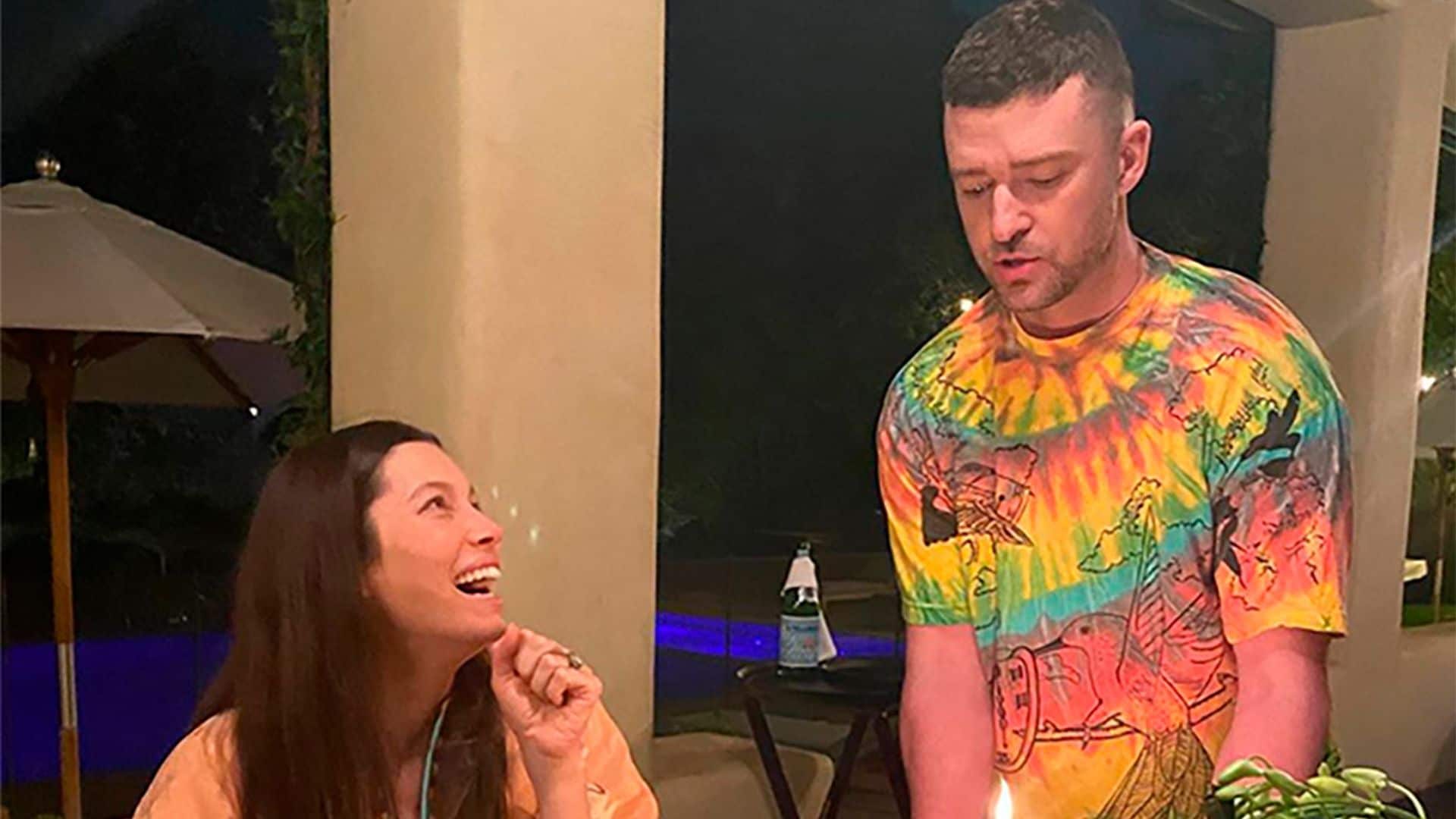 Justin Timberlake sorprende a Jessica Biel por su cumpleaños con una fiesta de pijamas