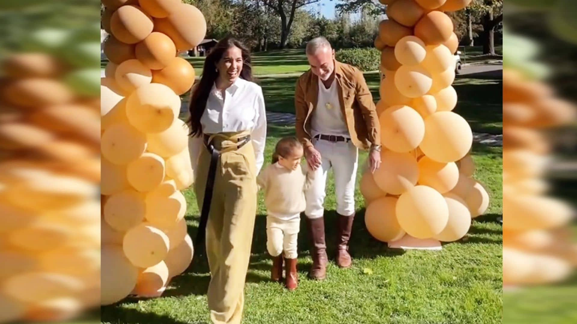 Gianluca Vacchi recrea un safari africano en el jardín de su casa para la impresionante fiesta de cumpleaños de su hija