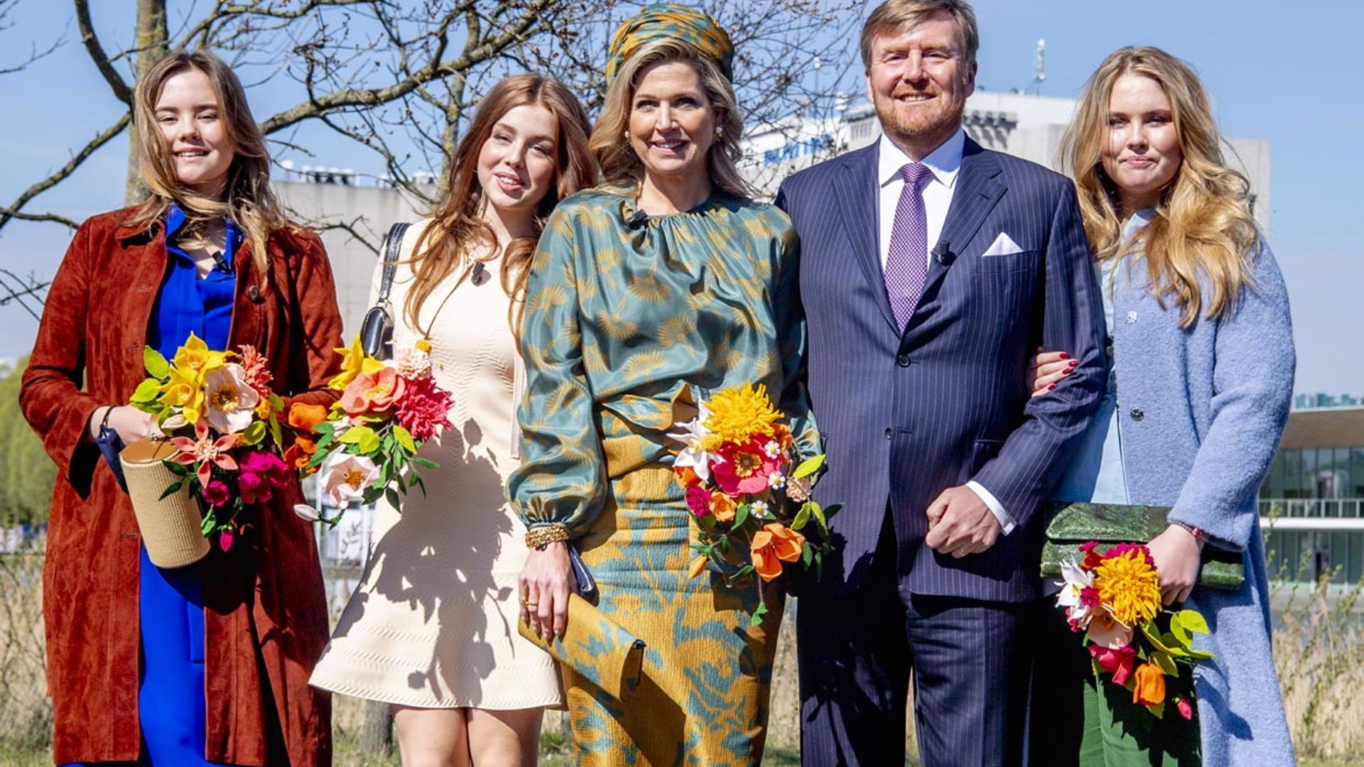 Las hijas de Guillermo y Máxima de Holanda, tres adolescentes con estilo propio en el Día del Rey